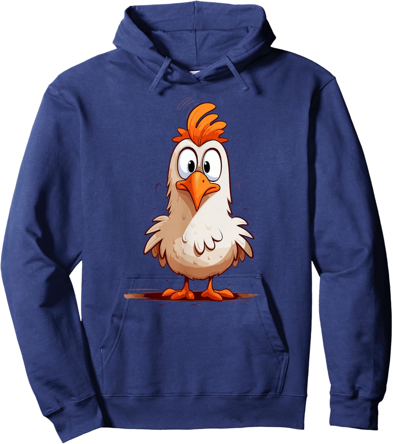 Funny Crazy Chicken for chicken lovers Hoodie - Hoodie | Navy