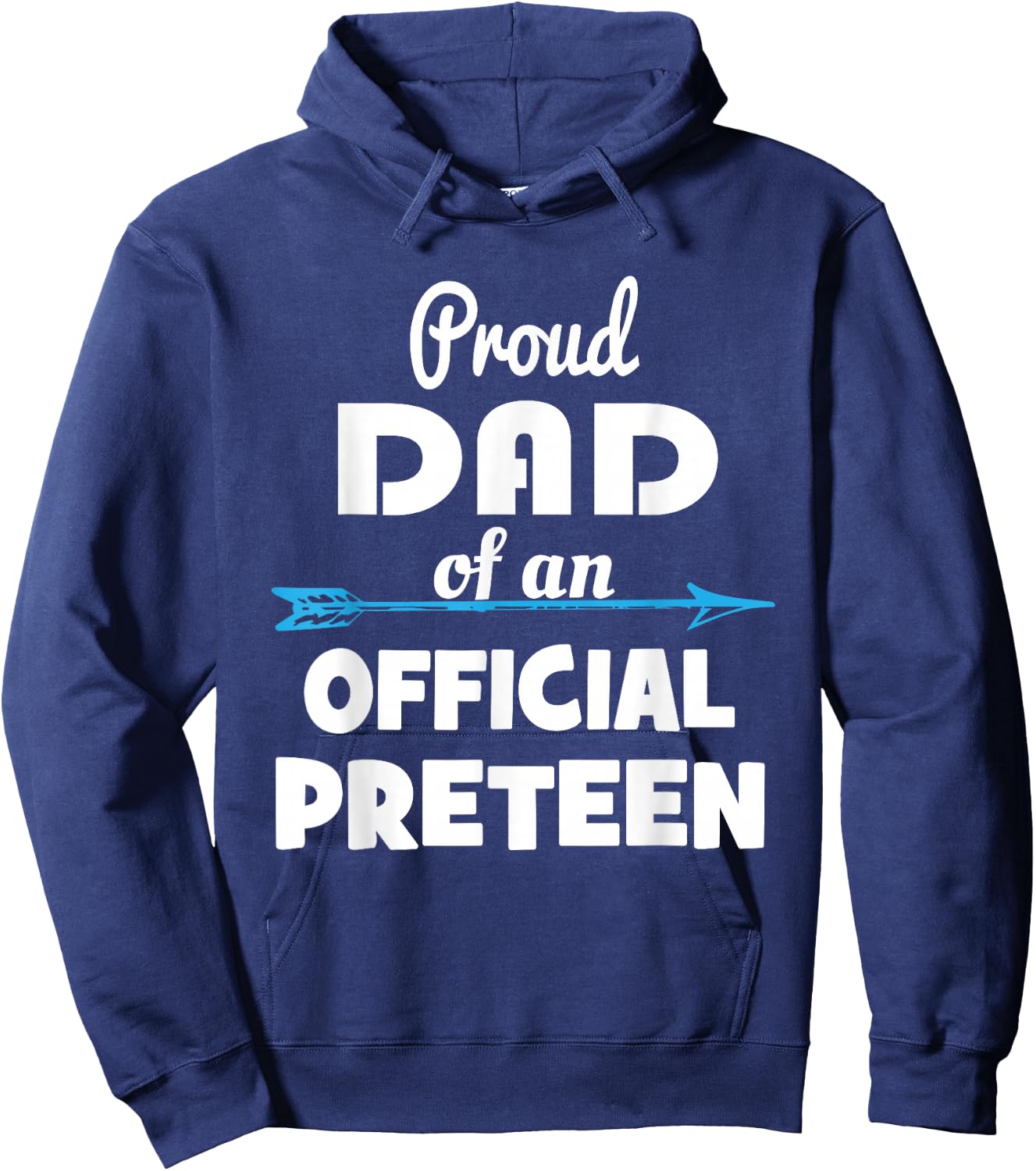 Proud Dad Of An Official Preteen 12th Birthday 12 Years Old Hoodie - Hoodie | Navy