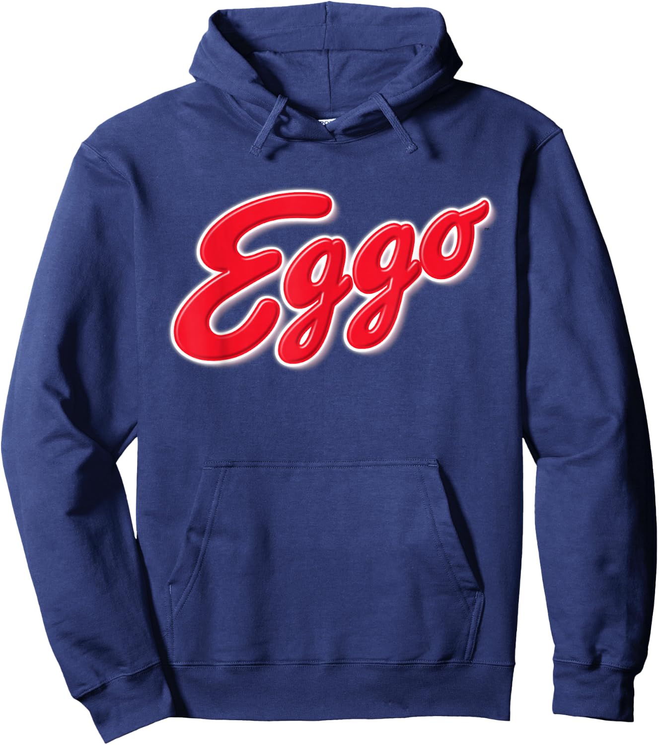 Eggo Logo T Shirt Hoodie - Hoodie | Navy