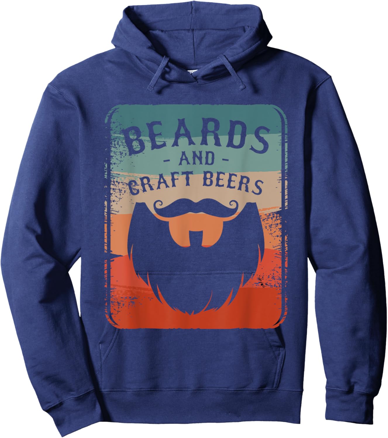 Beards And Craft Beers Homebrewing Brewing Beer Brewer Hoodie - Hoodie | Navy