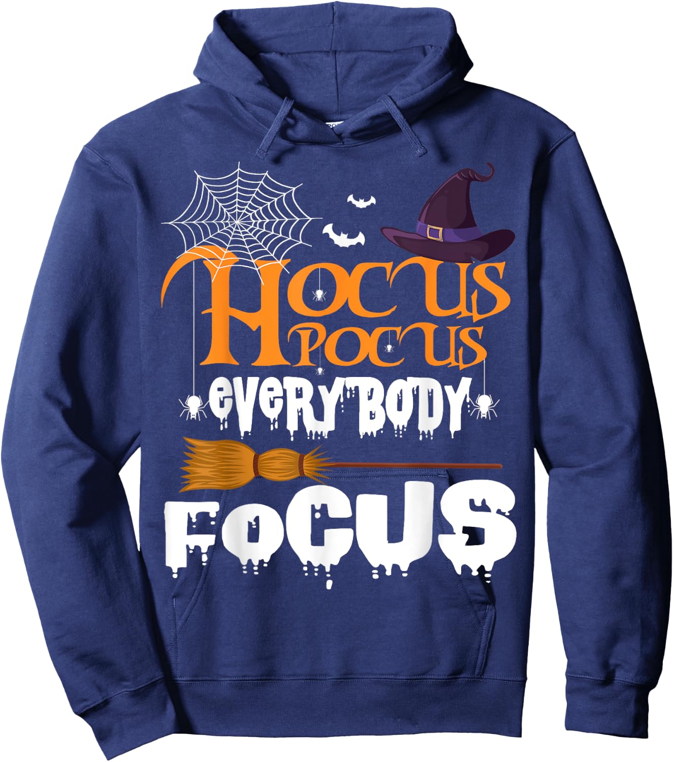 Hocus Pocus Everybody Focus shirt - Funny Halloween Hoodie - Hoodie | Navy