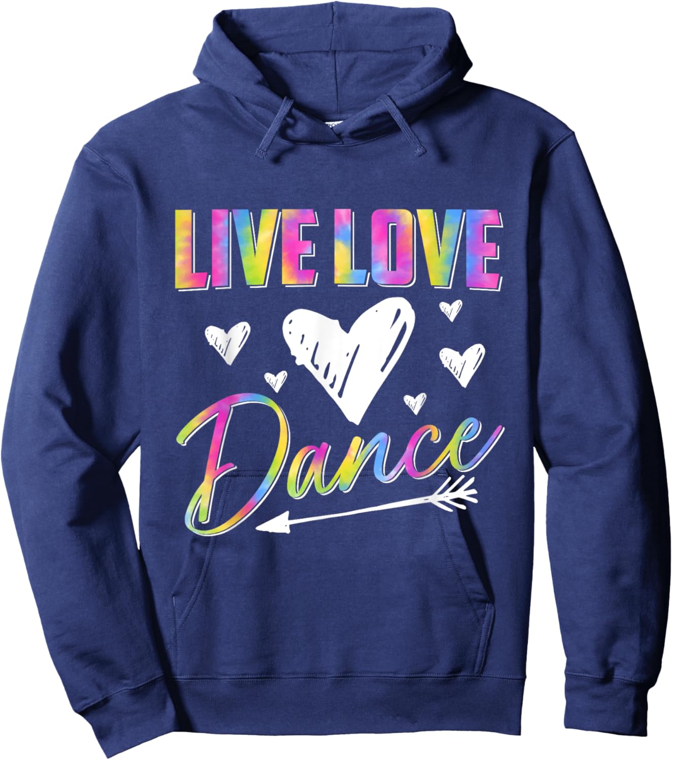 Funny Dancer Dancing Girls Live Love Dance Girls Hoodie - Hoodie | Navy