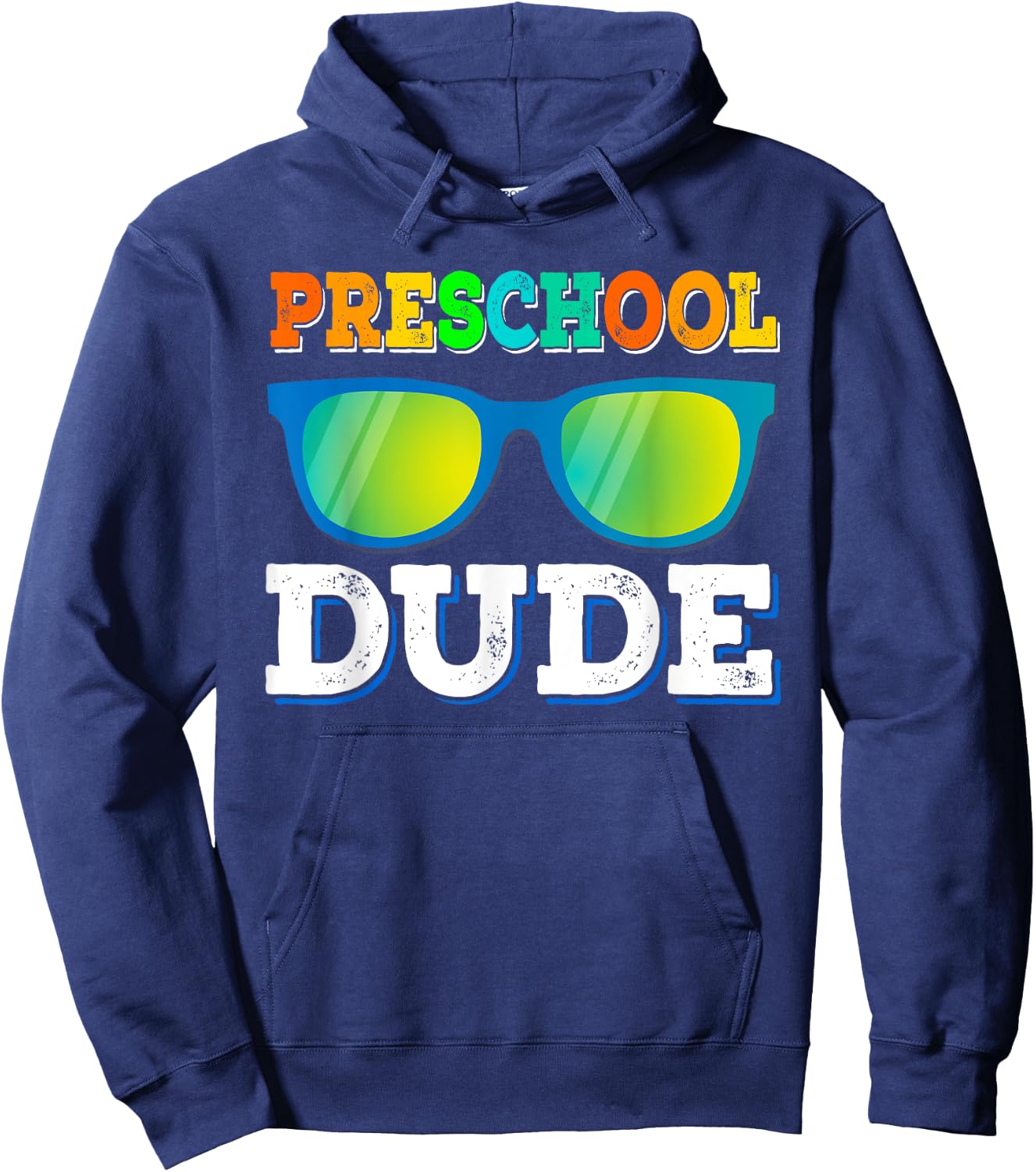 Preschool Dude Shirt Cool Sun-glass Back To School Gifts Hoodie - Hoodie | Navy