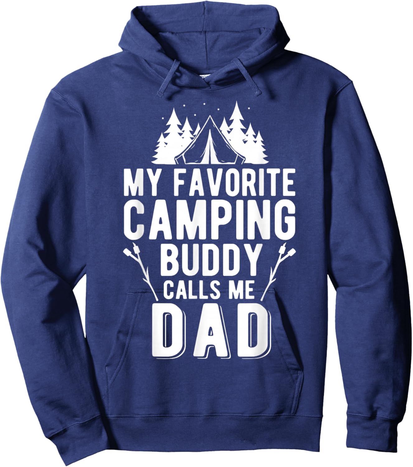 My Favorite Camping Buddy Dad and Son Camping Buddies Hoodie - Hoodie | Navy