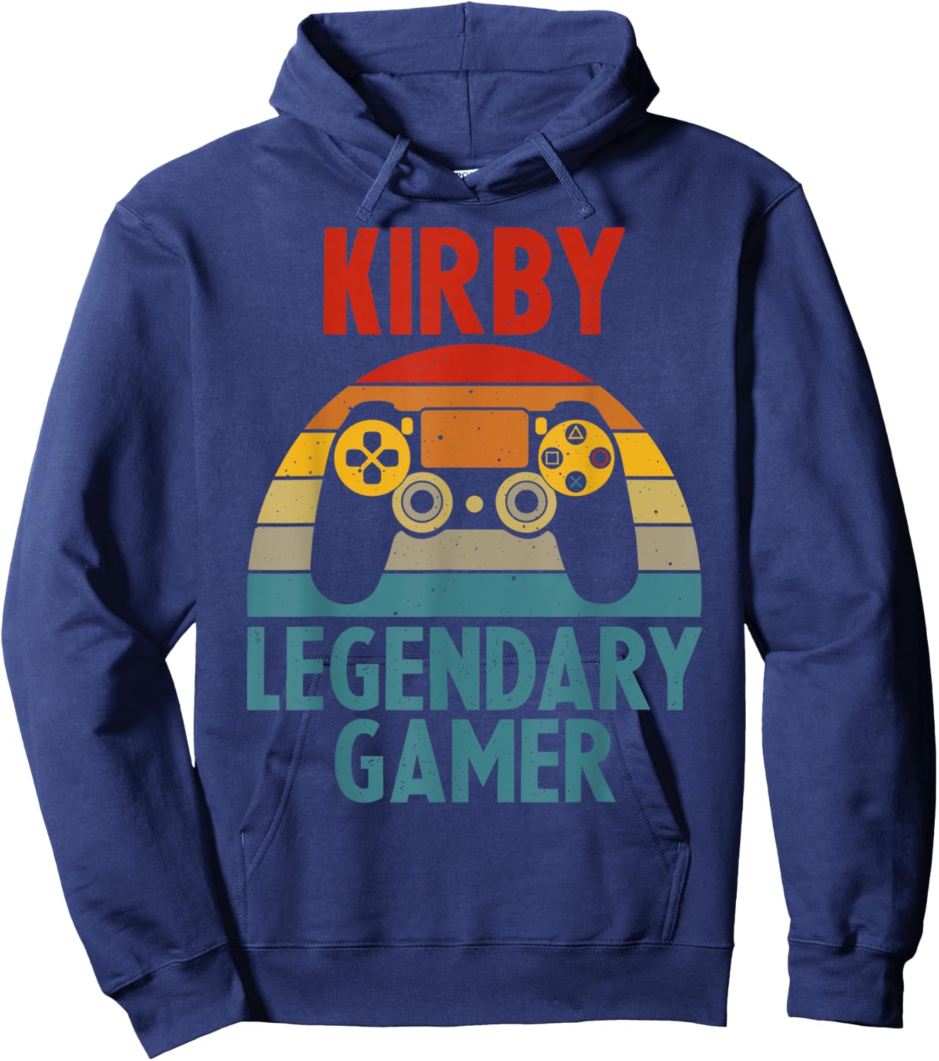 KIRBY Gift Name Personalized Funny Gaming Geek Birthday Hoodie - Hoodie | Navy