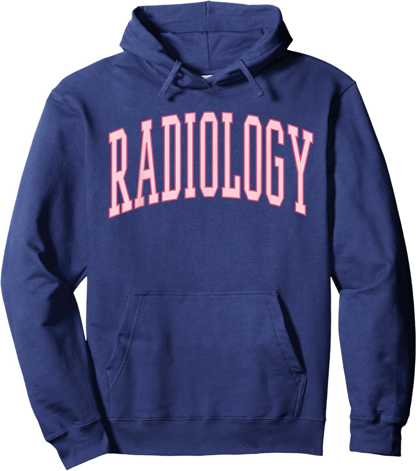 Radiology Cute Pink Preppy Nurse CT MRI Rad Tech Hoodie - Hoodie | Navy