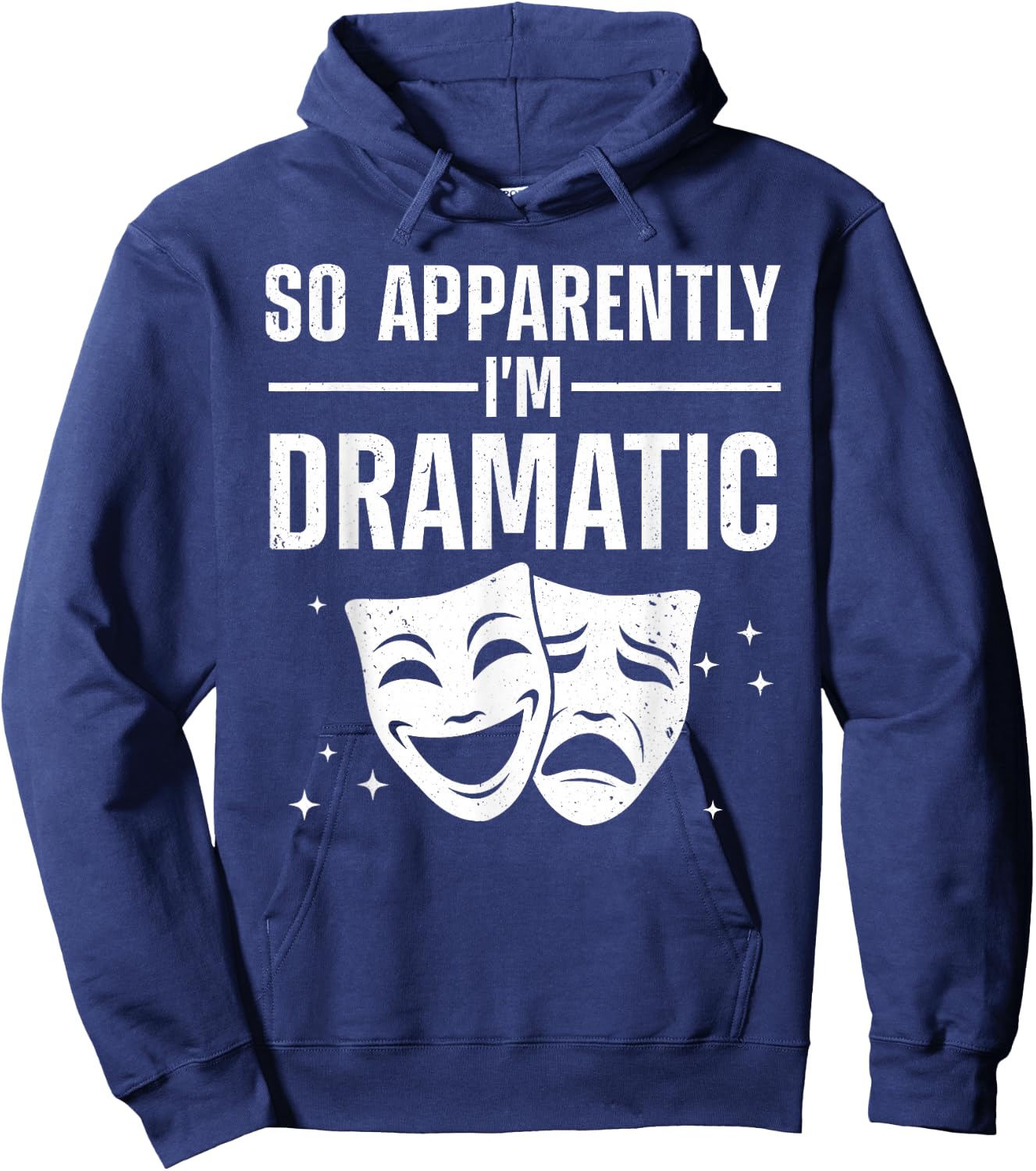 Cool Theater Art Women Musical Theater Drama Actor Small Hoodie - Hoodie | Navy
