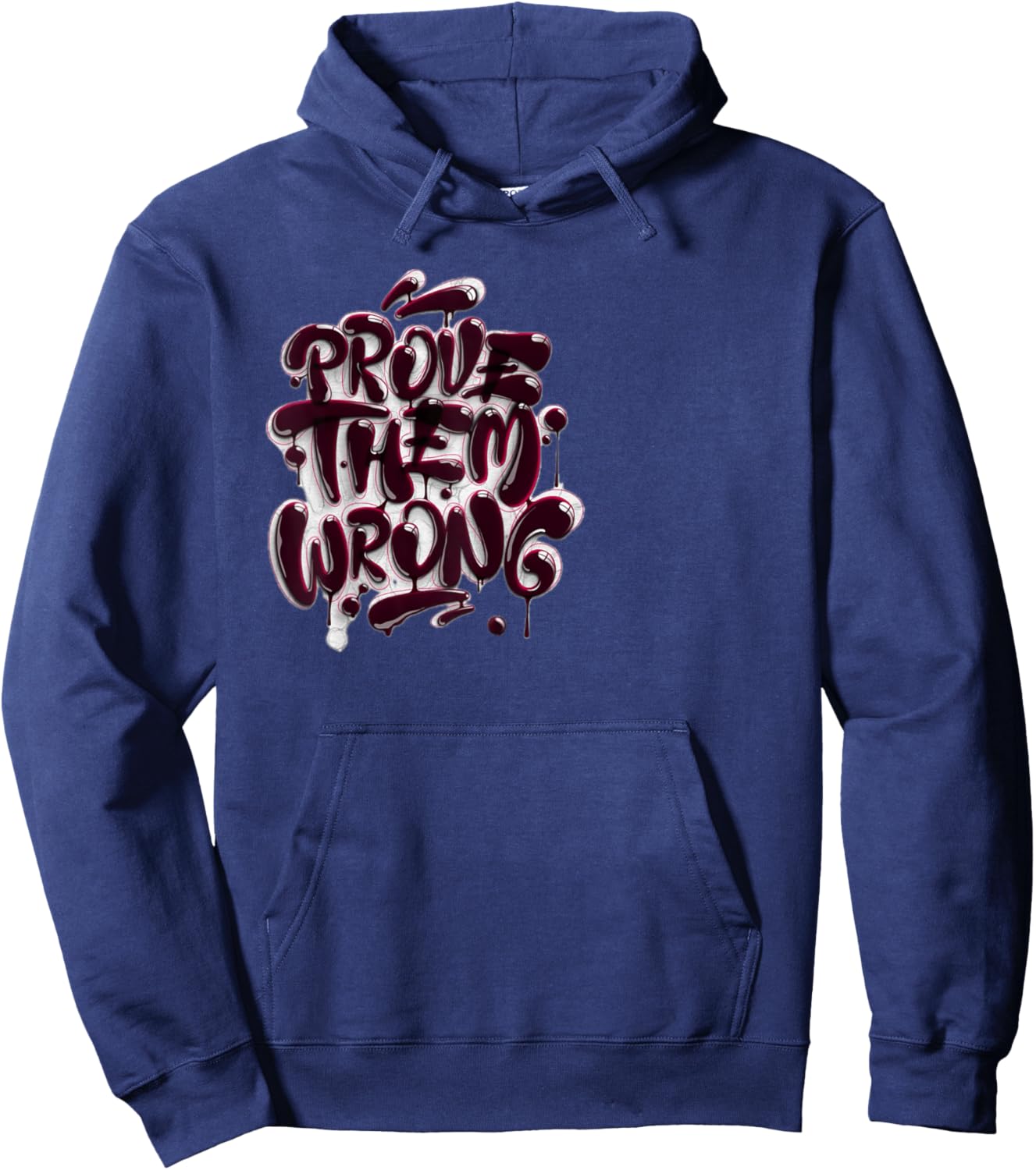 Prove them wrong inspirational quote athlete sport gym lover Hoodie - Hoodie | Navy
