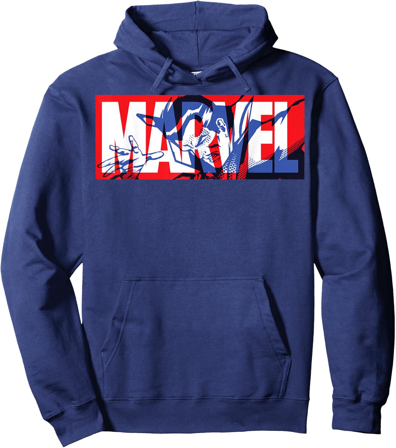 Marvel Doctor Strange Logo Fill Hoodie - Hoodie | Navy