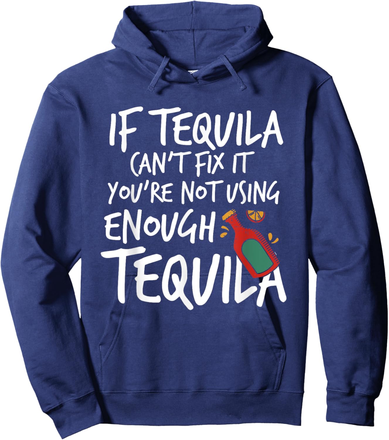 Mis Amigos Funny Salt Lime & Tacos Tequila Hoodie - Hoodie | Navy