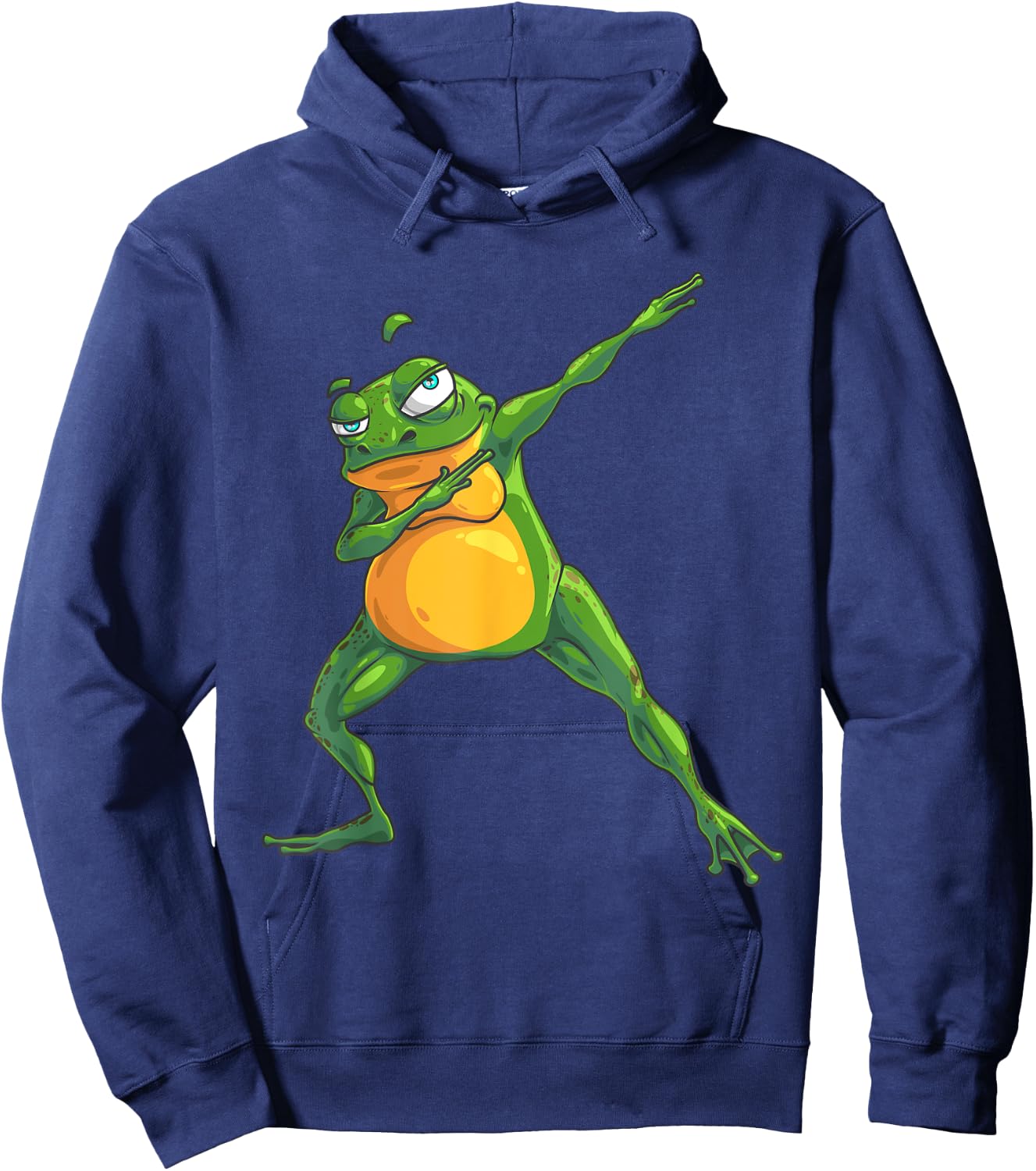 Cool Dabbing Frog | Funny Hip-hop Tadpole Dancing Lover Gift Hoodie - Hoodie | Navy