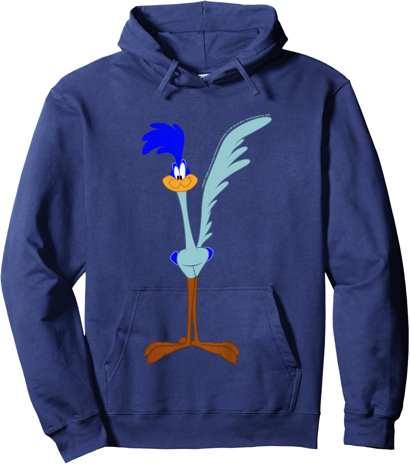 Kids Looney Tunes Road Runner Simple Portrait Hoodie - Hoodie | Navy