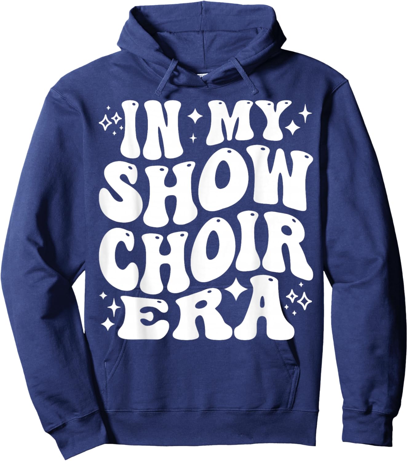 in My Show Choir Era, Funny Glee Club, Cute Singing Group Hoodie - Hoodie | Navy