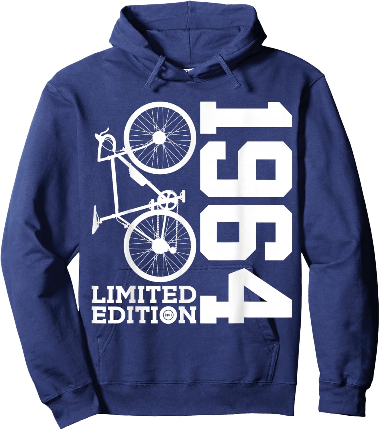 Cyclist 1964 Bike 62nd Birthday Racing Bike Hoodie - Hoodie | Navy