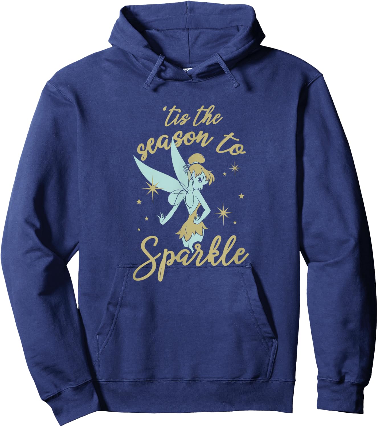 Disney Peter Pan Christmas Tinker Bell The Season To Sparkle Hoodie - Hoodie | Navy