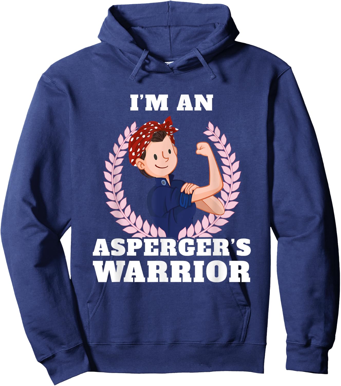 I'm an Aspergers Warrior Asperger Syndrome Awareness Hoodie - Hoodie | Navy