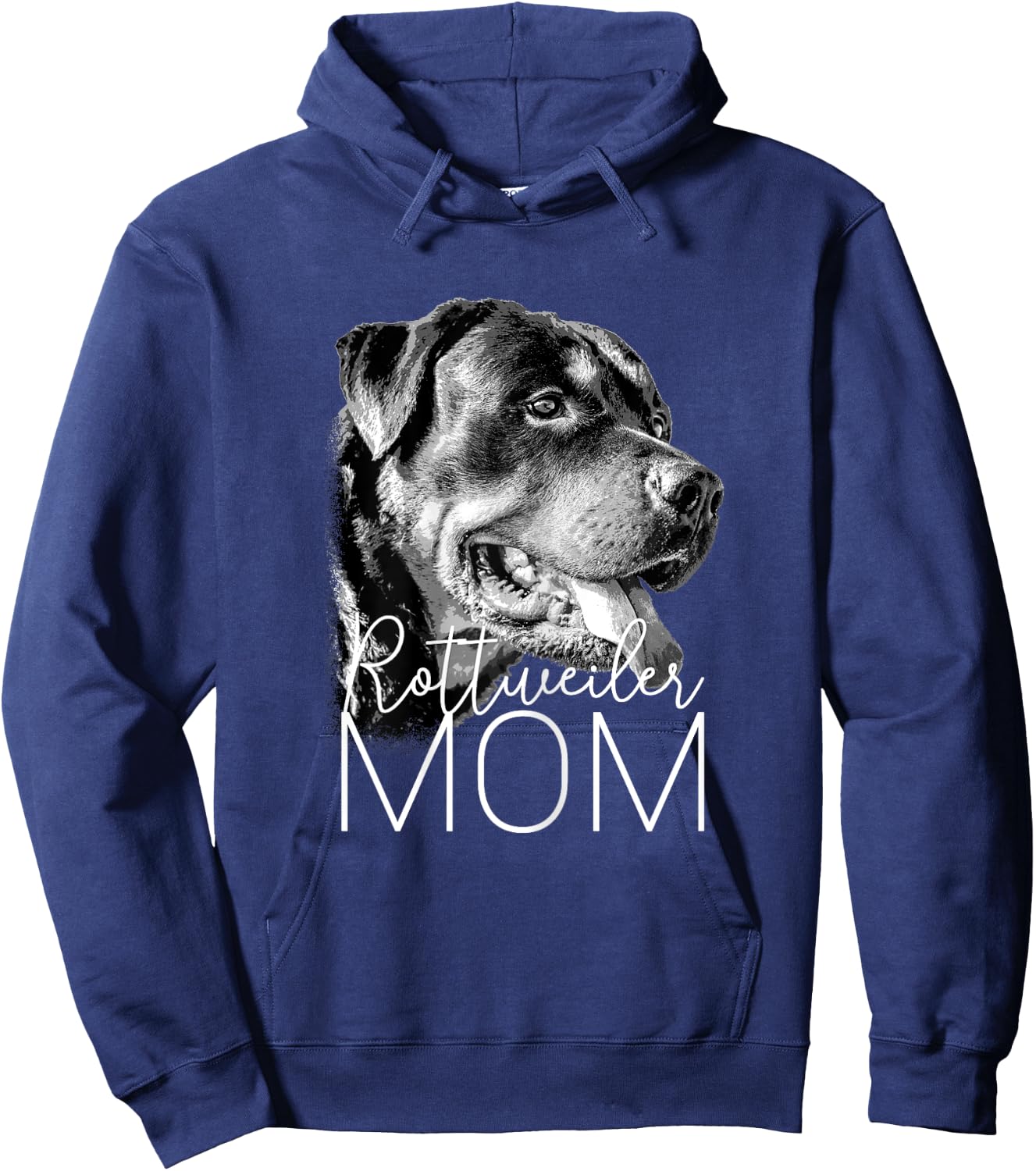 Dog Mom Rottweiler Dog Mum Kids Hoodie - Hoodie | Navy