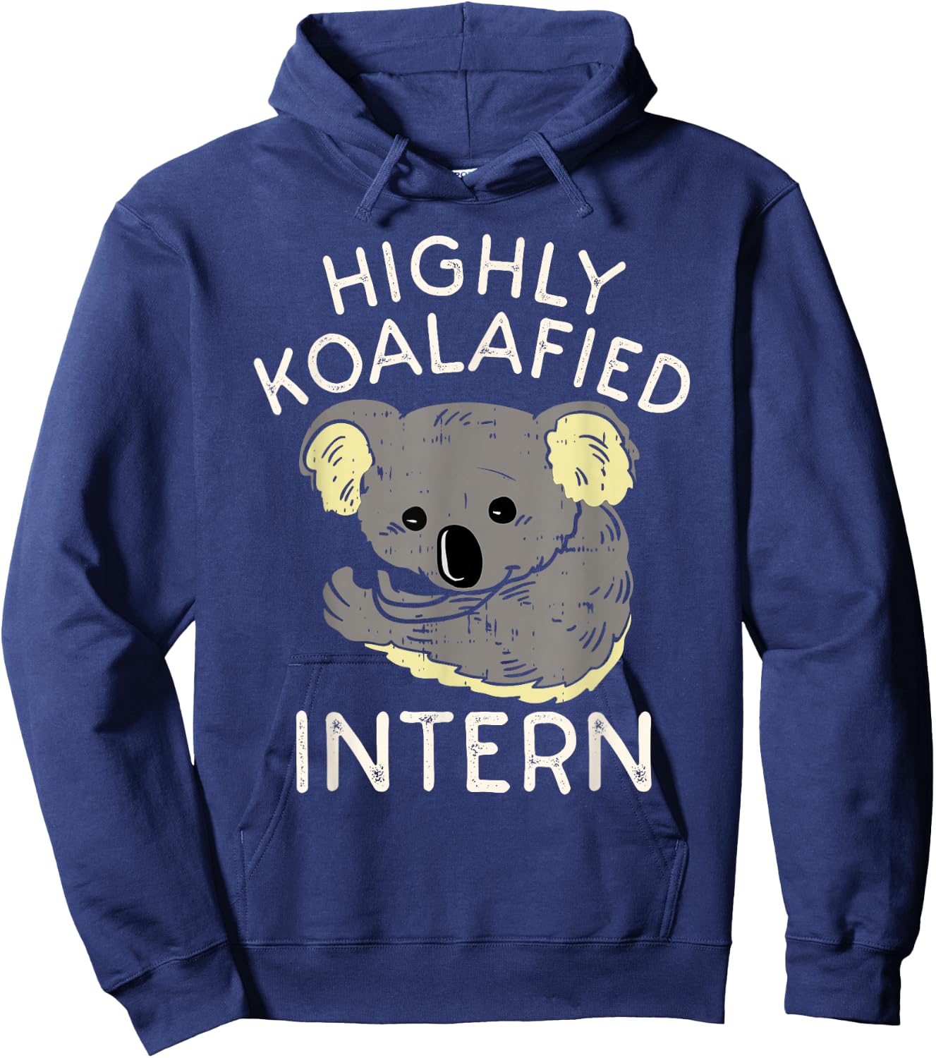 Fun Internship Humor Saying | Funny Cute Intern Worker Hoodie - Hoodie | Navy