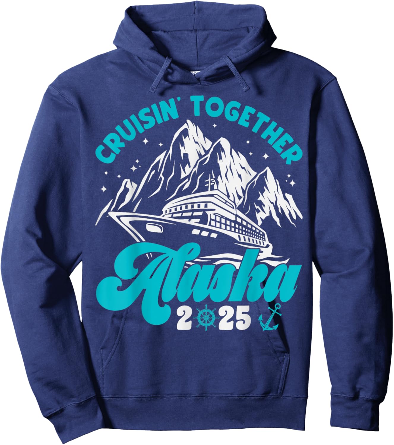 Alaska Cruise 2025 Matching Cruising Vacation 2025 Hoodie - Hoodie | Navy