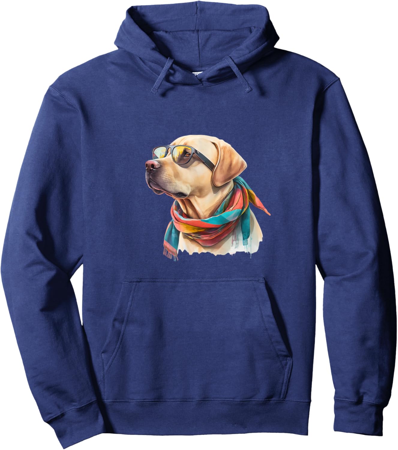 Intellectual Labrador Dog Hoodie - Hoodie | Navy