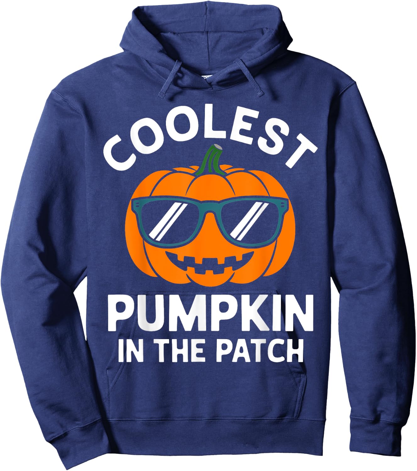 Toddler Boy Pumpkin Patch Shirt Kids Funny Halloween Costume Hoodie - Hoodie | Navy