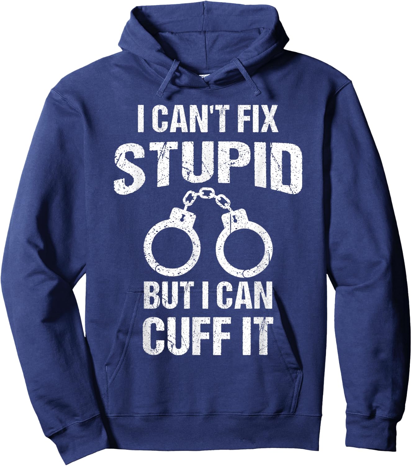 Funny Police Officer Design Women Cop Police Officer Hoodie - Hoodie | Navy