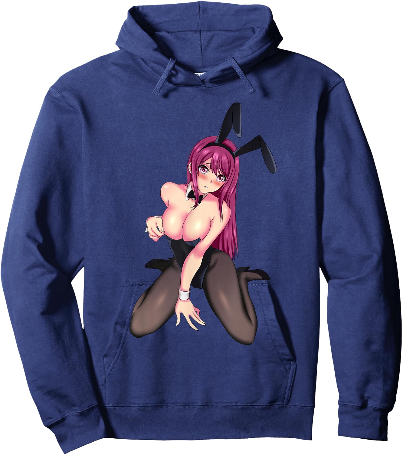 Perfect pretty japanese anime and manga kawaii bunny girl Hoodie - Hoodie | Navy