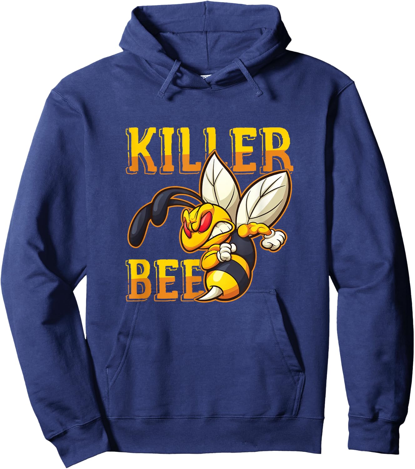 Awesome Killer Bee Hornet Yellowjacket Honeybee Lover Small Hoodie - Hoodie | Navy