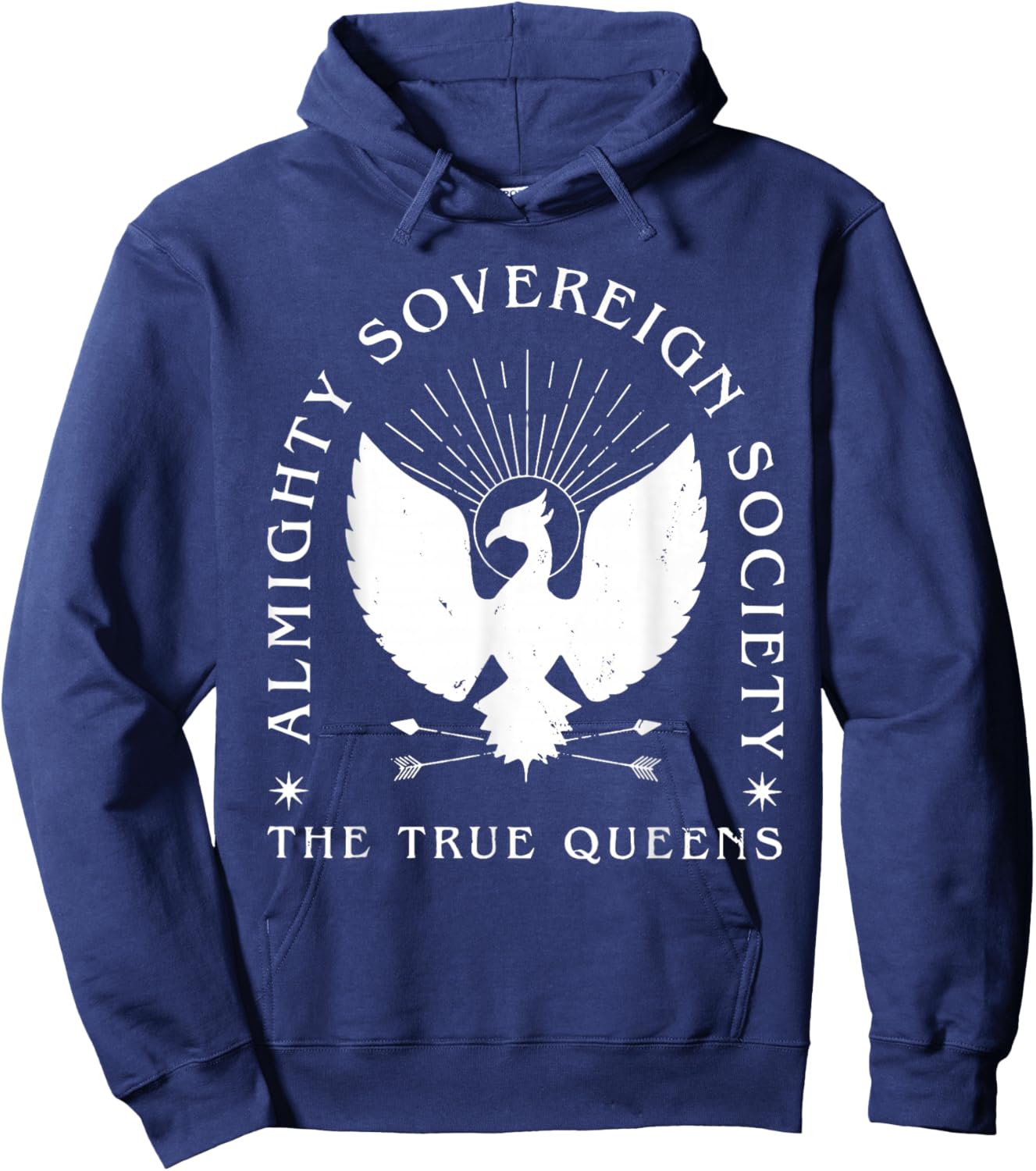 Almighty Sovereign Society | Zodiac Academy Geraldine Grus Hoodie - Hoodie | Navy