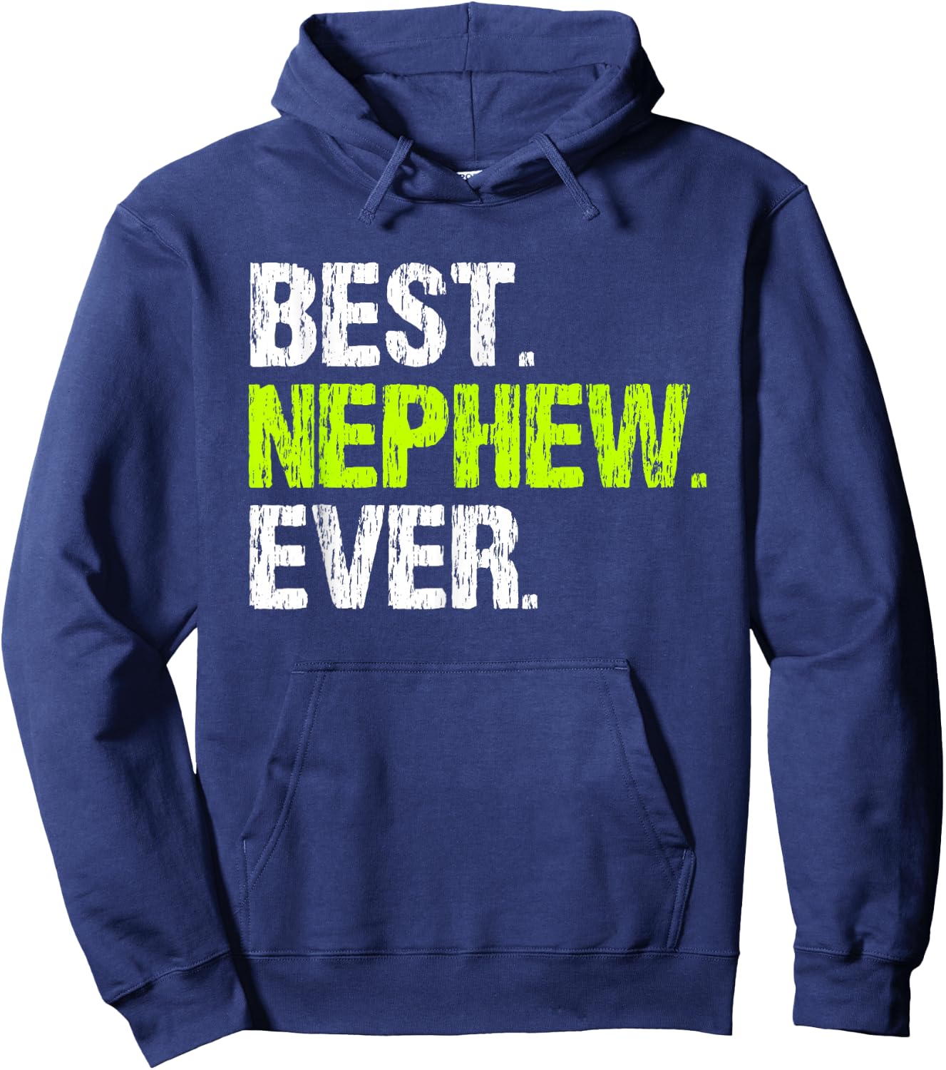 Best Nephew Ever Family Cool Funny Kids from Aunt Hoodie - Hoodie | Navy