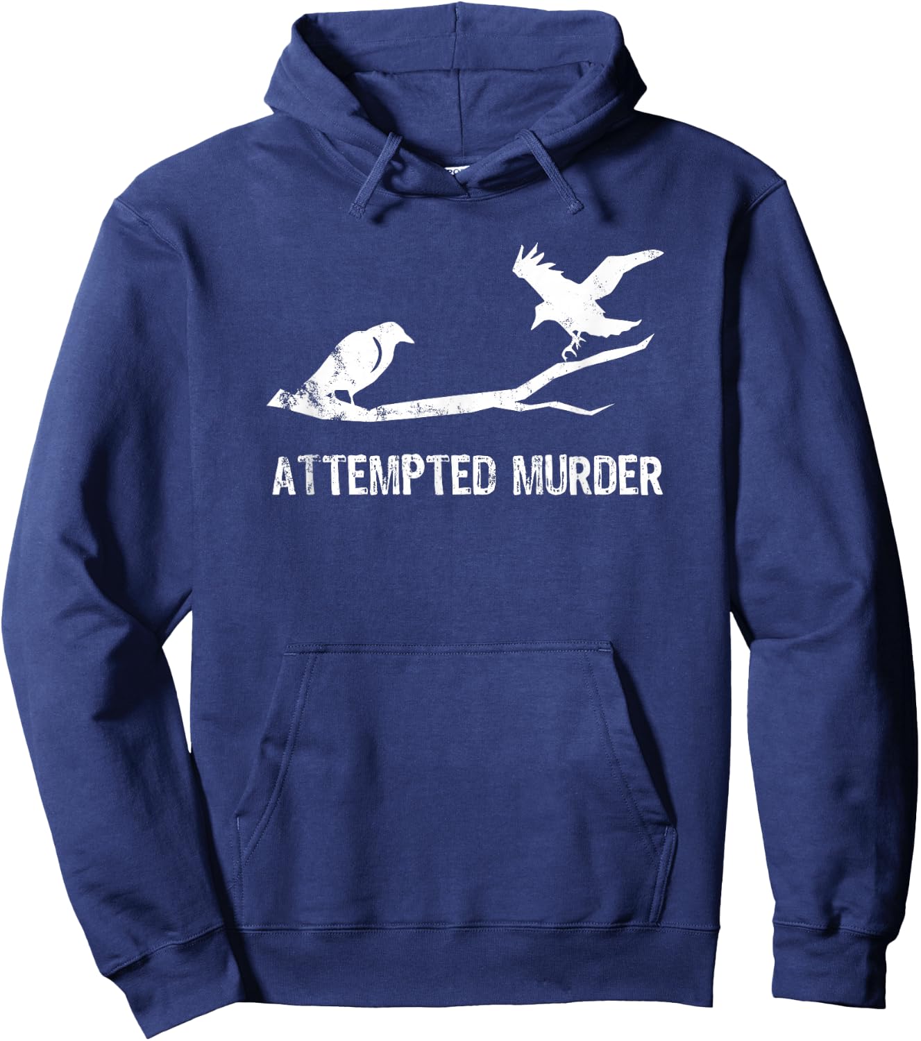 Attempted Murder Gift literary readers and writers Hoodie - Hoodie | Navy