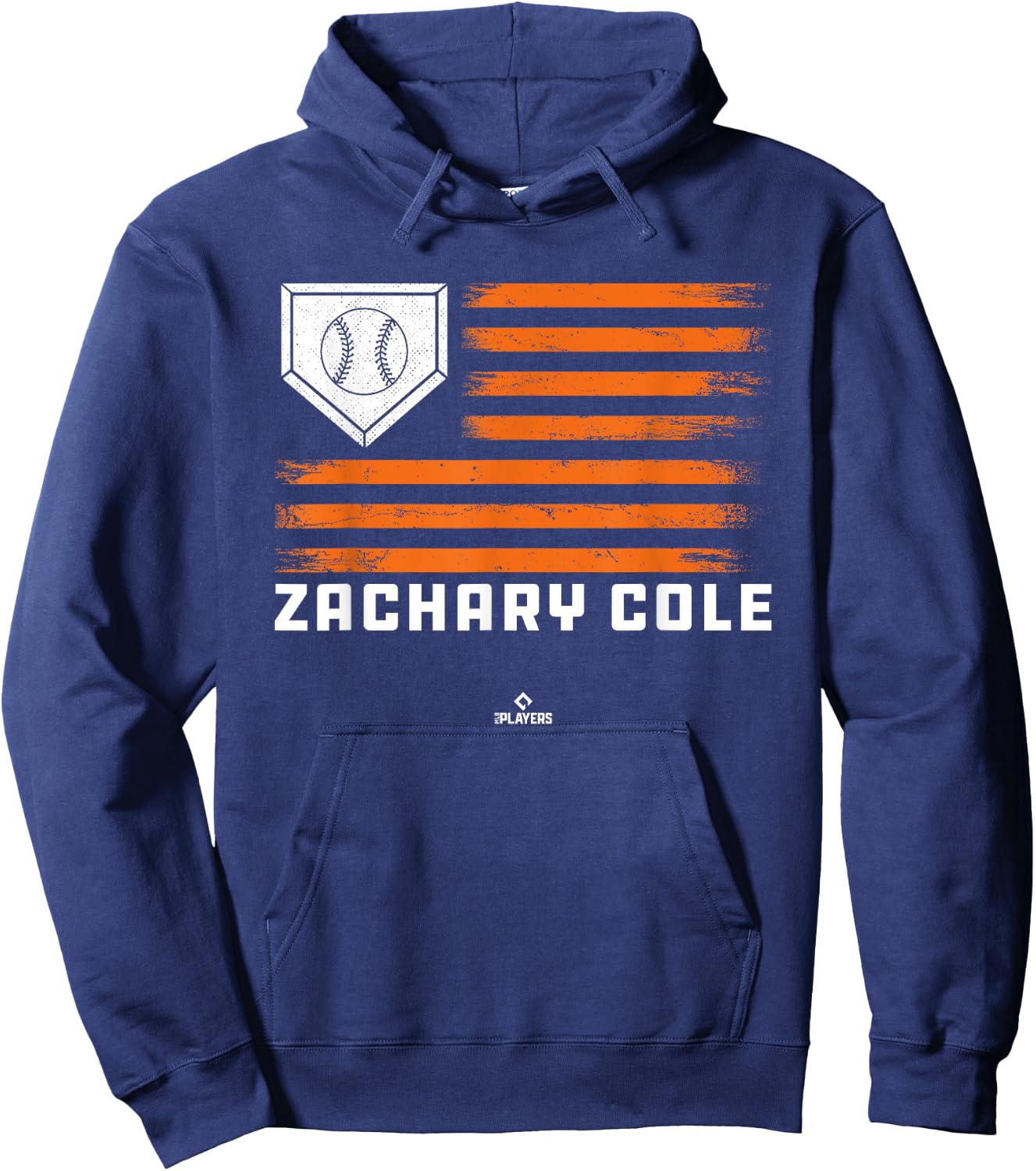 Vintage Flag Gameday Zachary Cole Prospect Baseball Fan Gear Hoodie - Hoodie | Navy