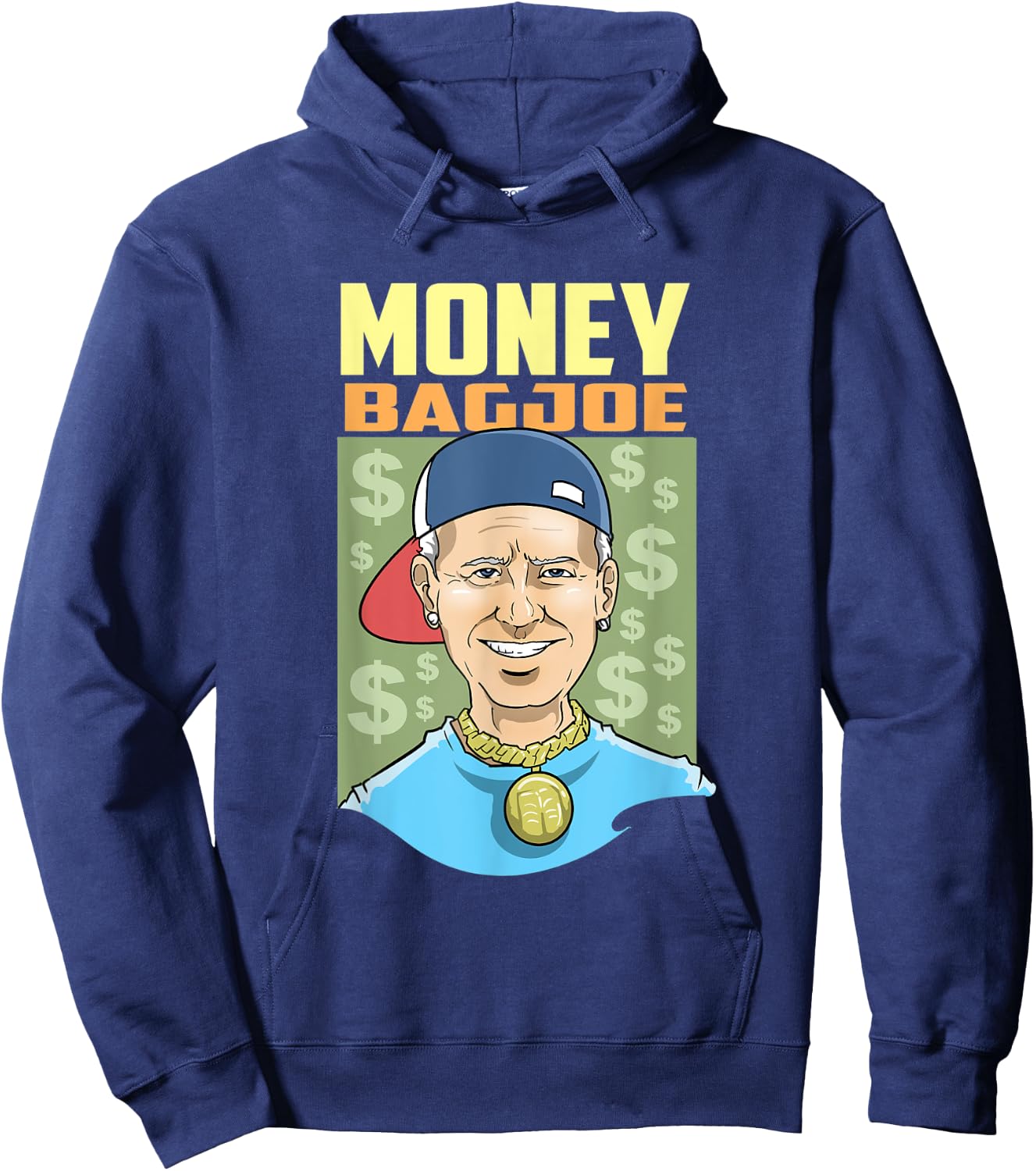 Moneybag joe biden where that stimulus stimmy check at Hoodie - Hoodie | Navy