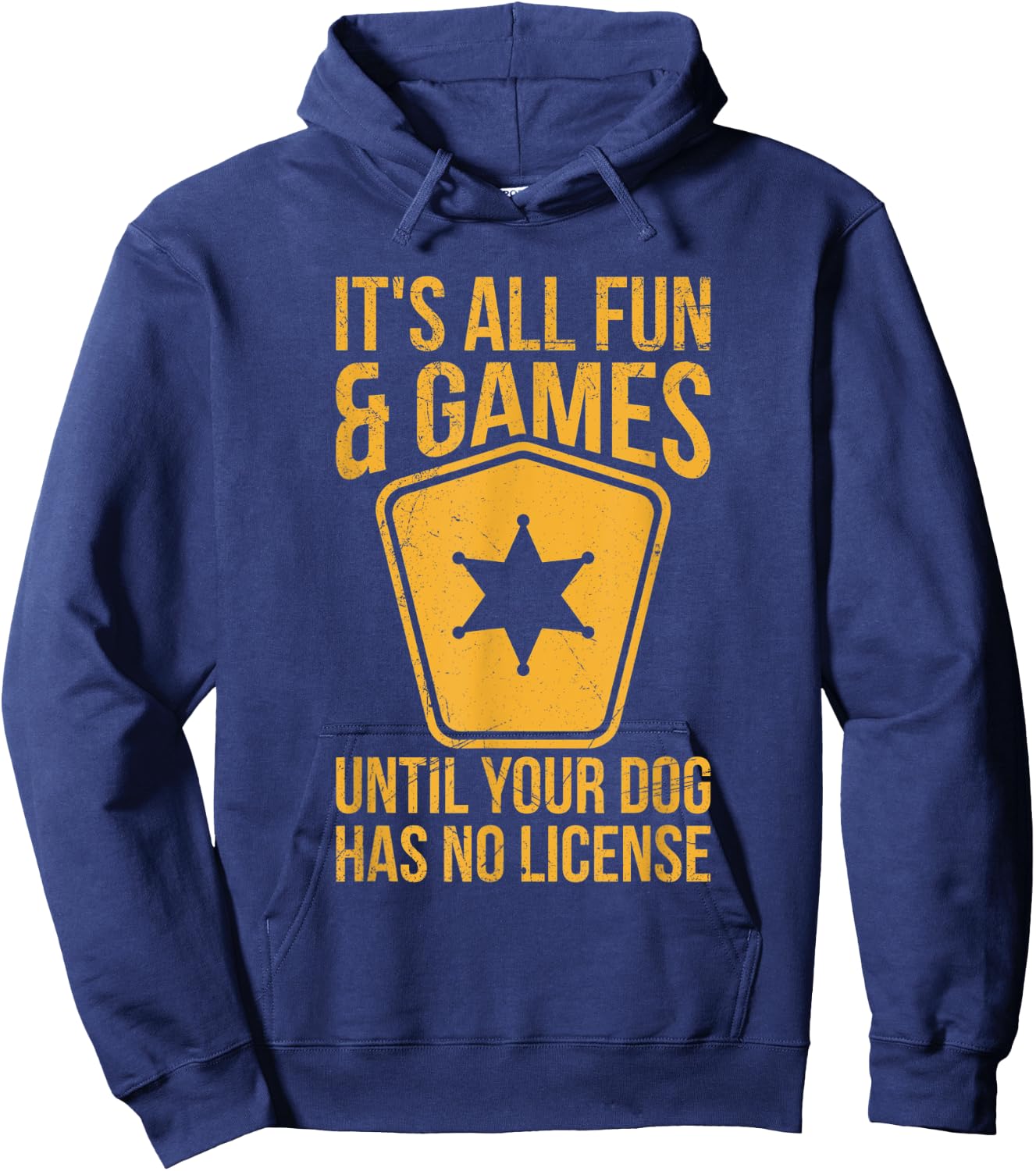 Animal Control Officer Design for a Professional Dog Catcher Hoodie - Hoodie | Navy