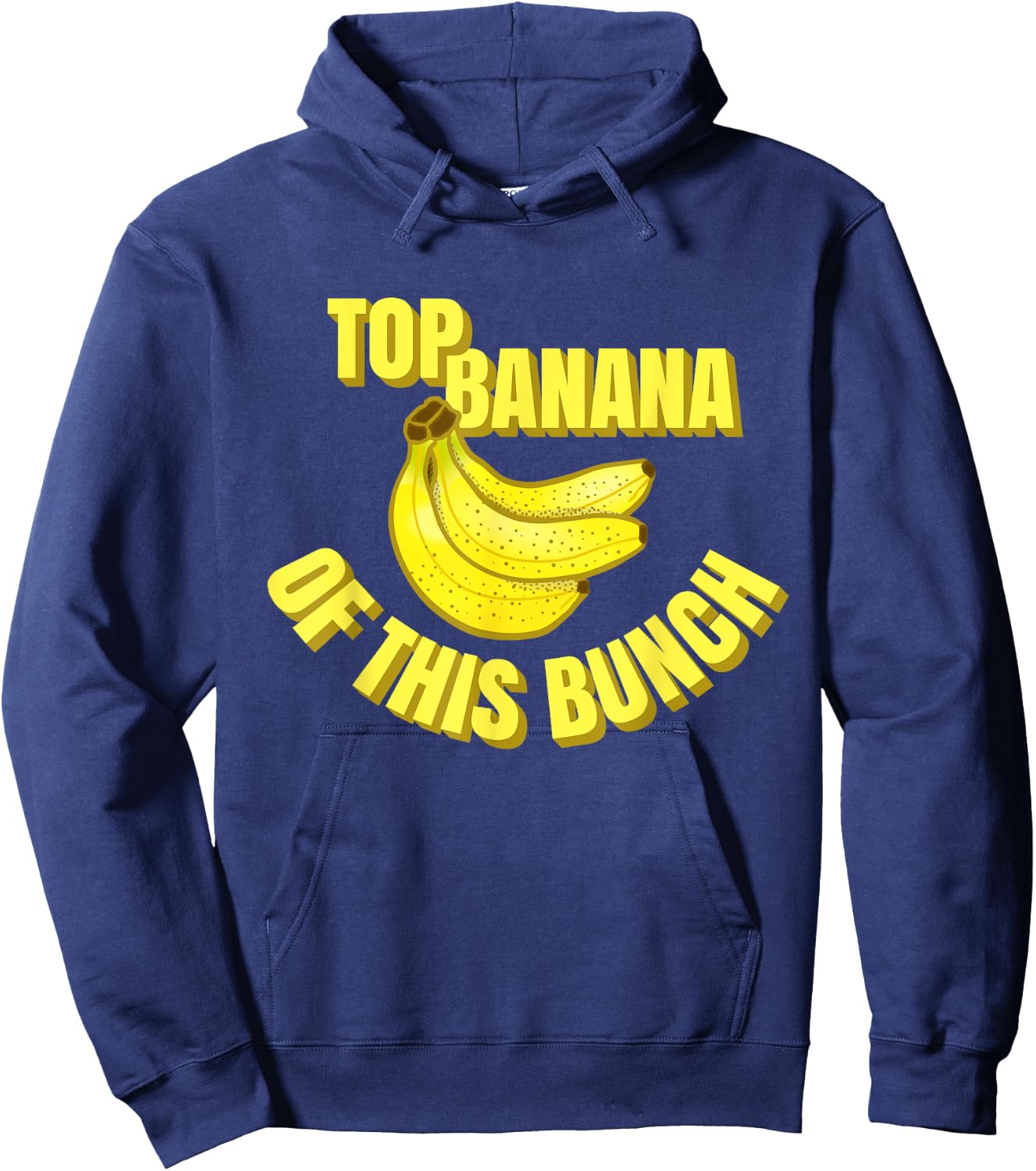 Top Banana of this Bunch Funny Mom Dad Group Leader Graphic Hoodie - Hoodie | Navy