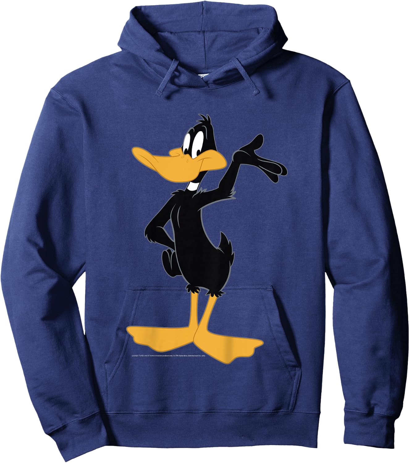 Kids Looney Tunes Daffy Duck Simple Portrait Hoodie - Hoodie | Navy