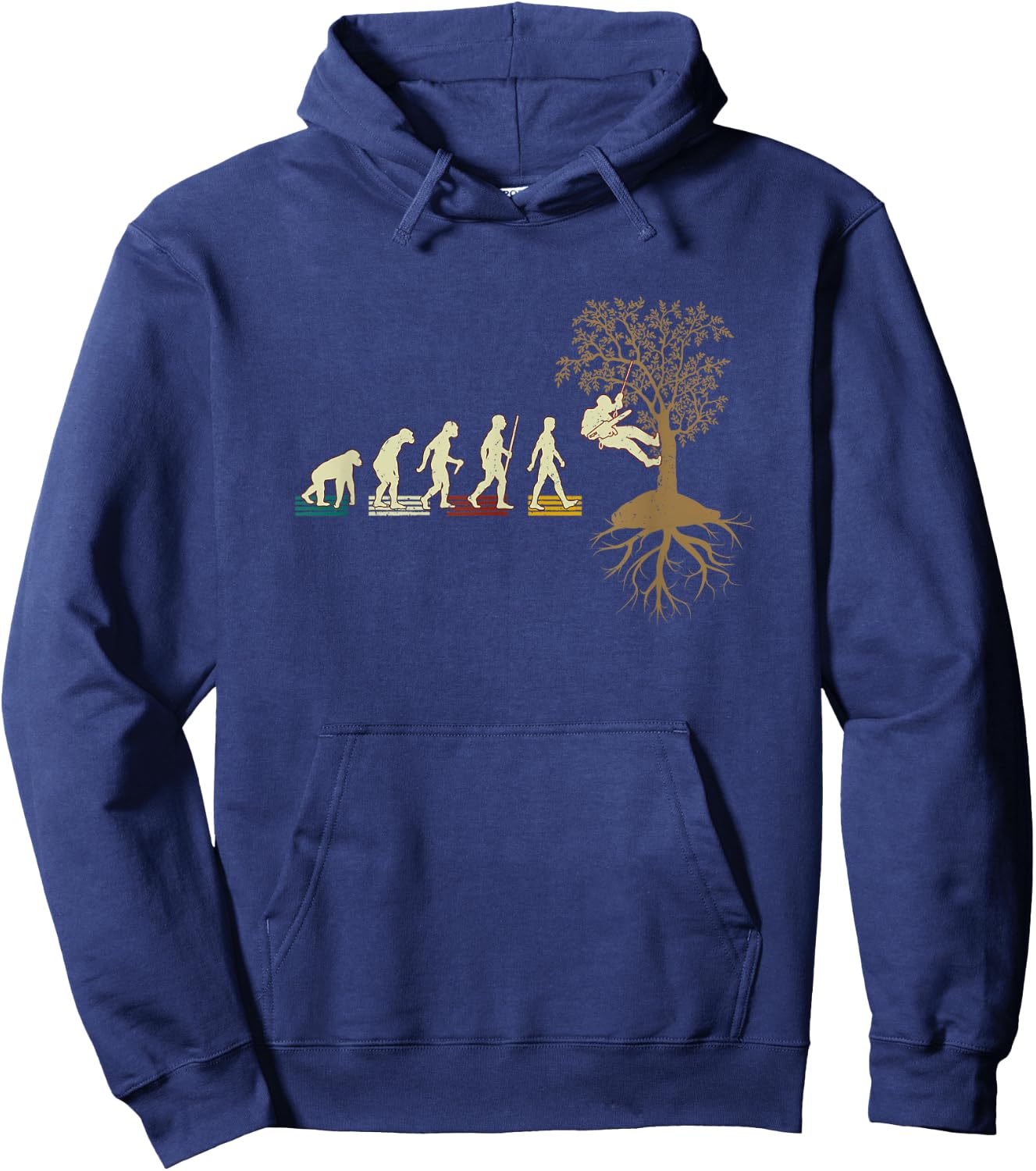 Arborist Gifts Tree Trimmer - Men's Black Classic Fit Short Sleeve - Funny Arborist Gift , Husband, Dad, Friend - Solid with Letter Print - Size Small Hoodie - Hoodie | Navy