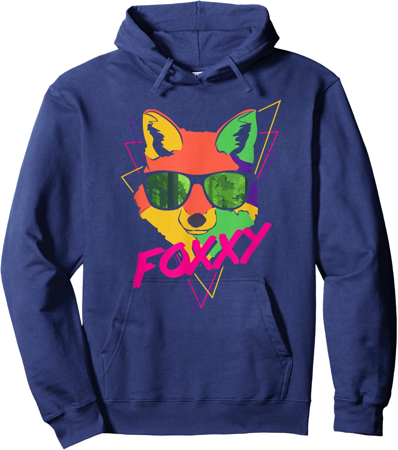 Fox - I love Fox - Foxy - Foxxy - Fox arts - Gift - Present Hoodie - Hoodie | Navy