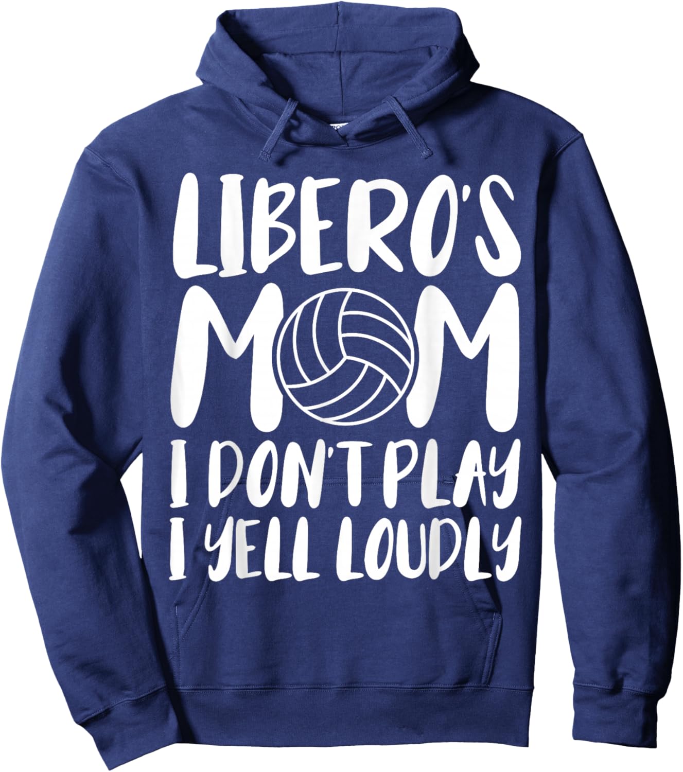 Volleyball Libero's Mom Hoodie - Hoodie | Navy
