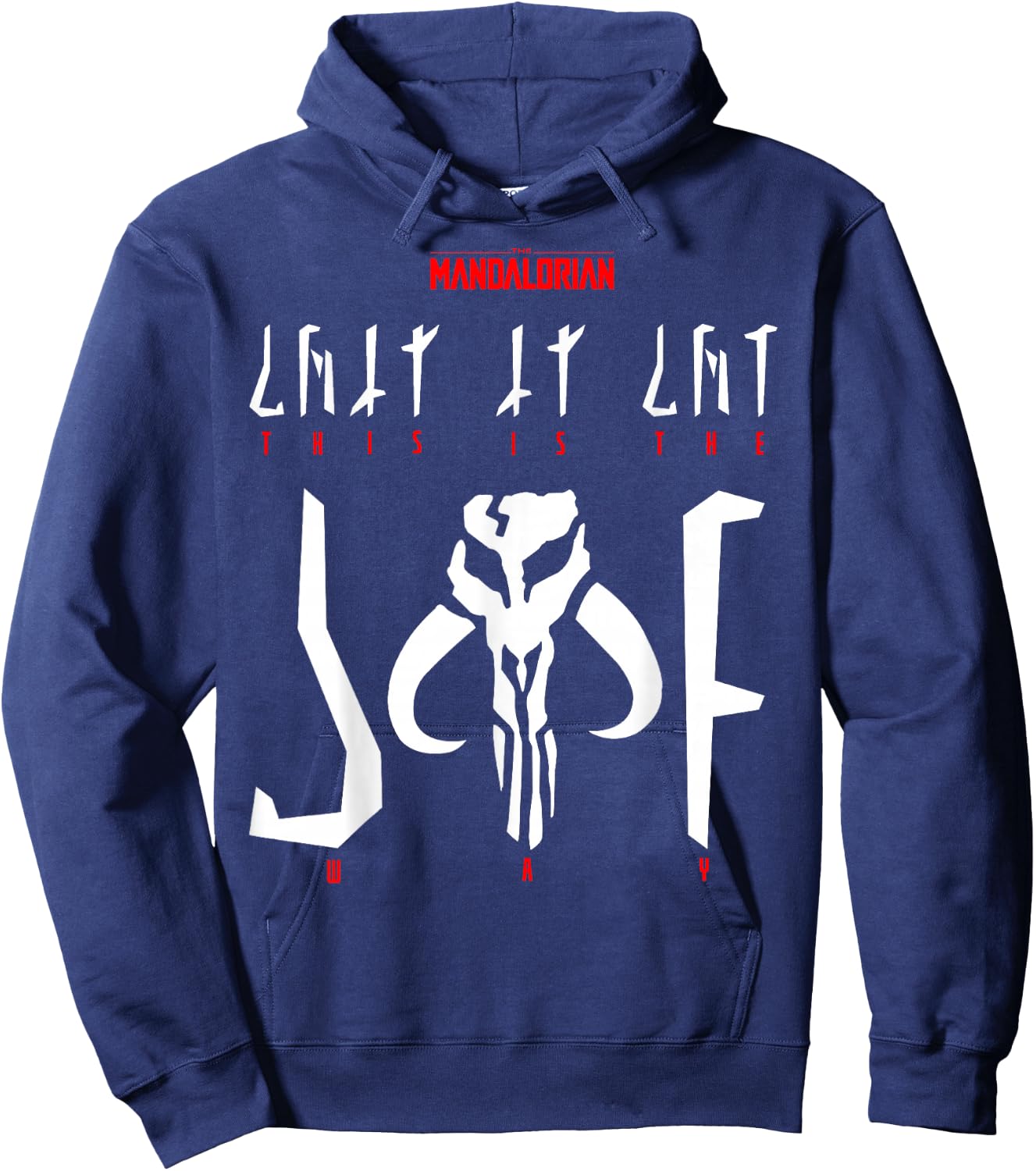 Star Wars The Mandalorian This Is The Way Translation Hoodie - Hoodie | Navy