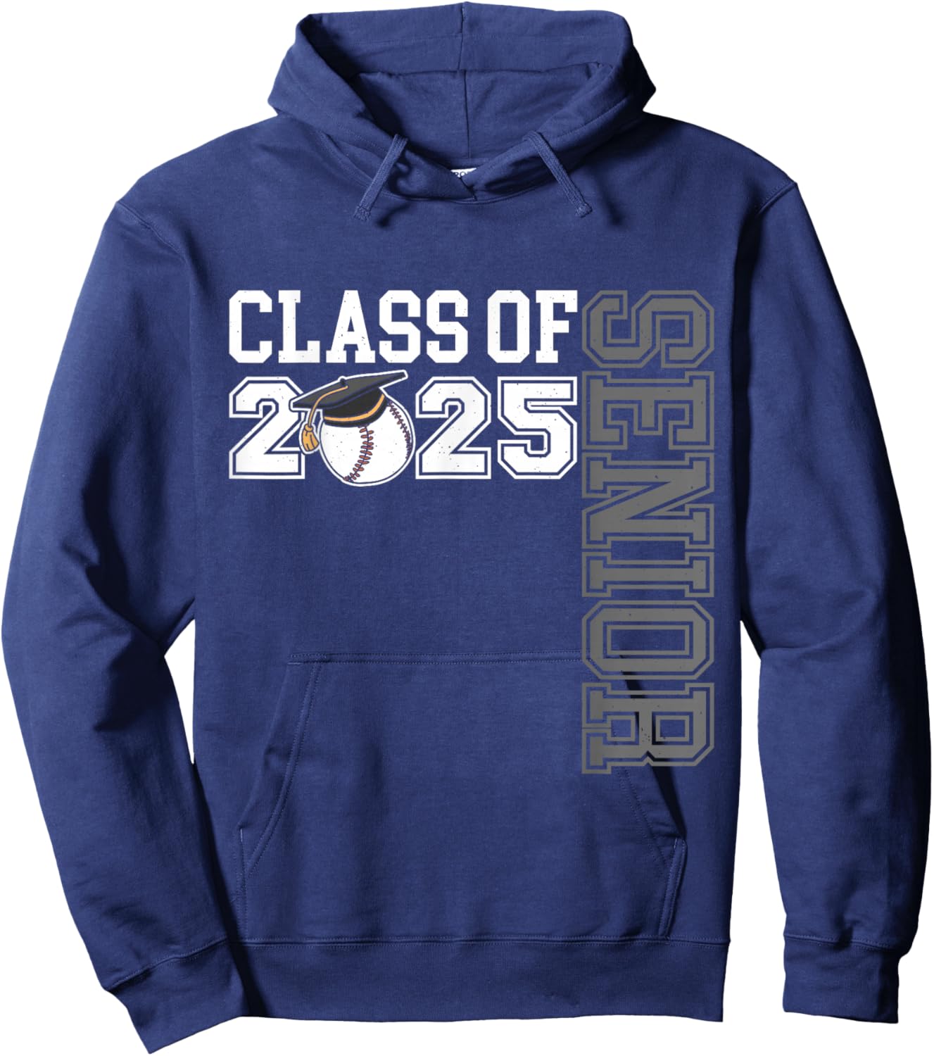 Class Of 2025 Baseball Senior Night Hoodie - Hoodie | Navy