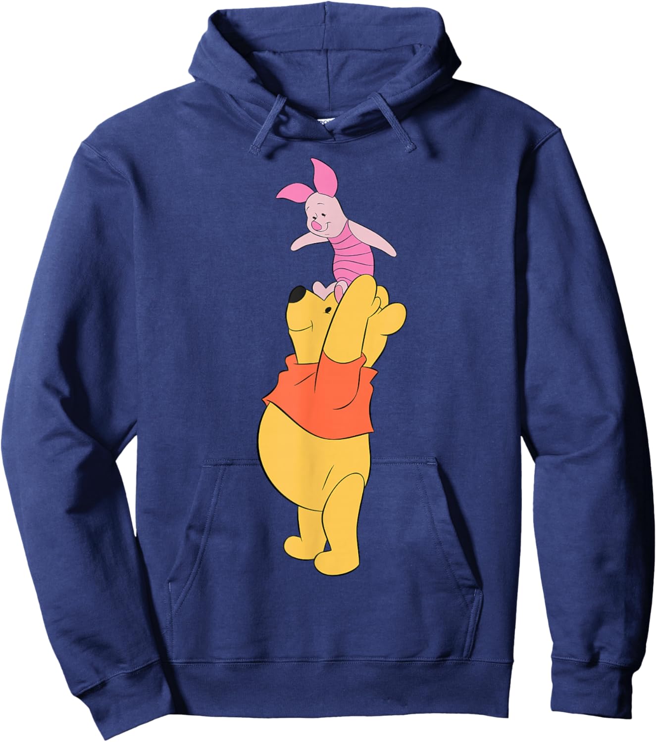 Disney Winnie The Pooh & Piglet True Friends Portrait Hoodie - Hoodie | Navy
