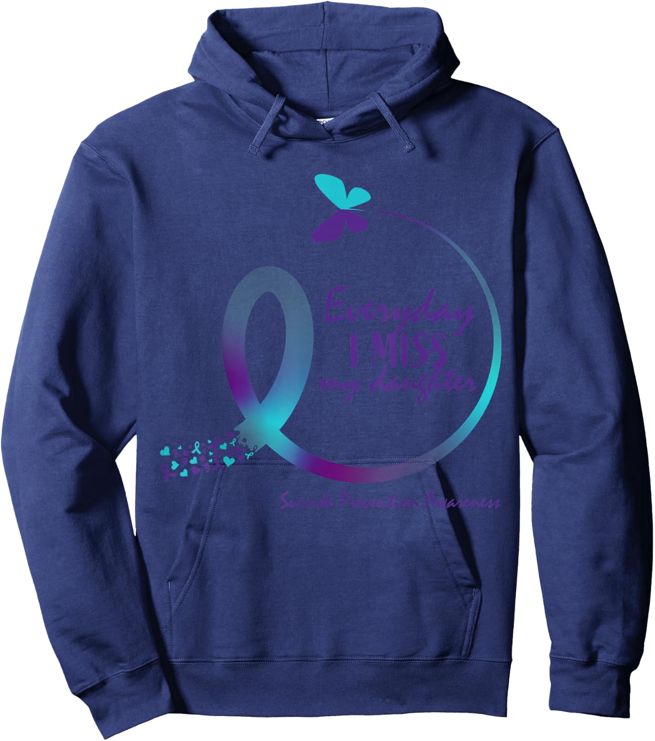 Suicide Awareness Gifts Daughter Suicide Prevention Daughter Hoodie - Hoodie | Navy