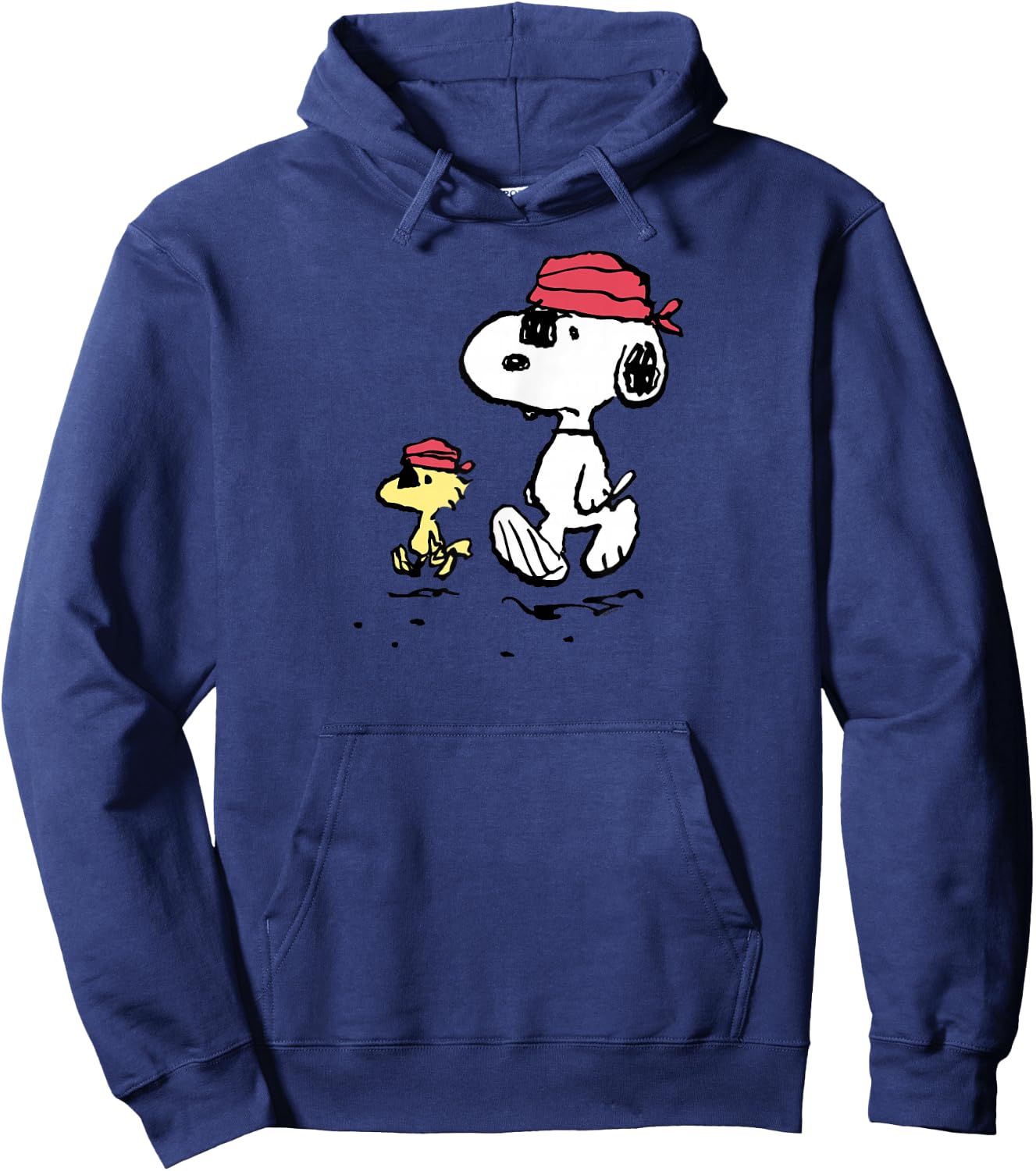 Peanuts Walk and Talk Like a Pirate Small Hoodie - Hoodie | Navy