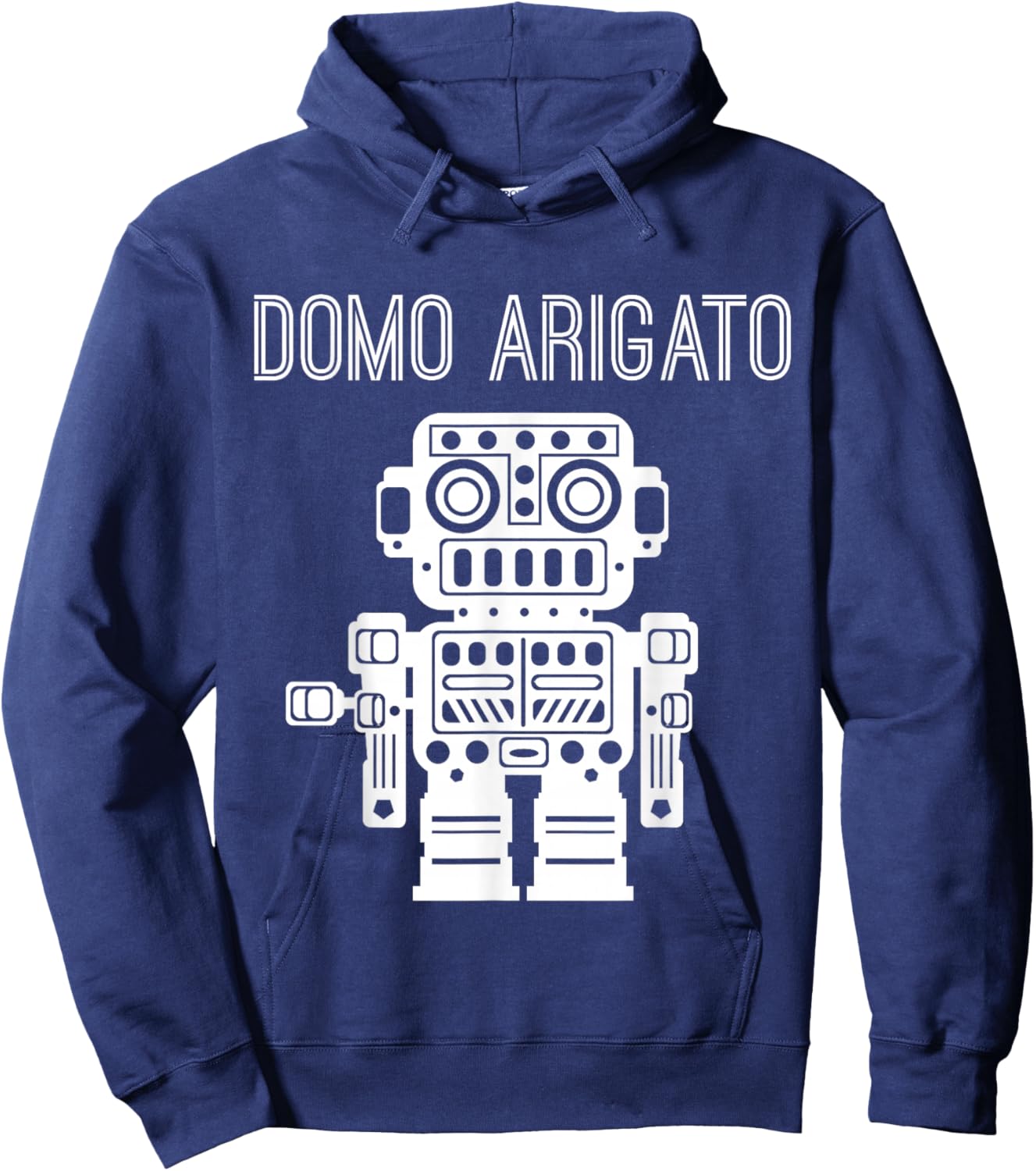 Robot Japanese Thank You Very Much Domo Arigato Hoodie - Hoodie | Navy