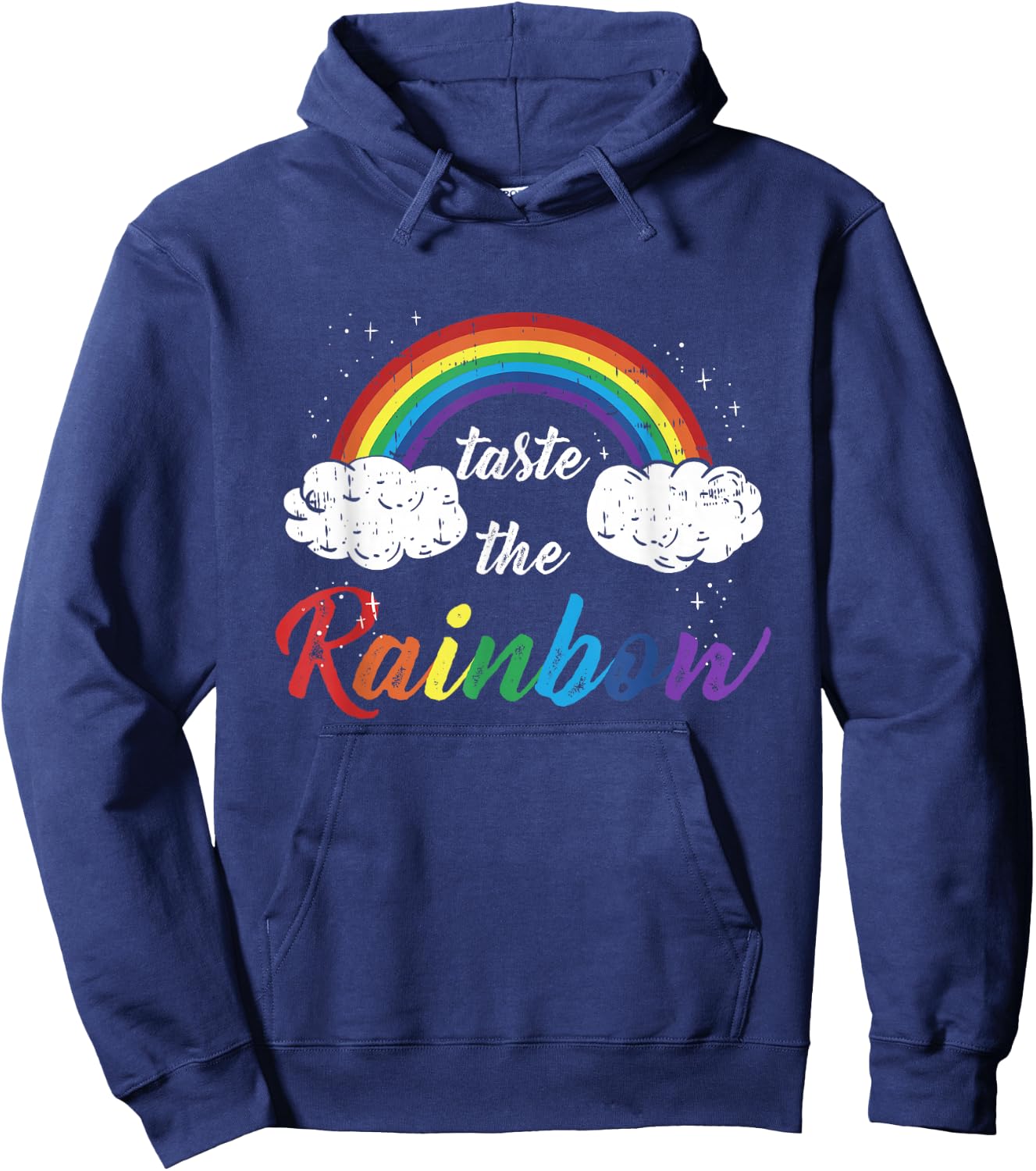 Taste The Rainbow Gay Lesbian Pride Trans Sexuality Hoodie - Hoodie | Navy