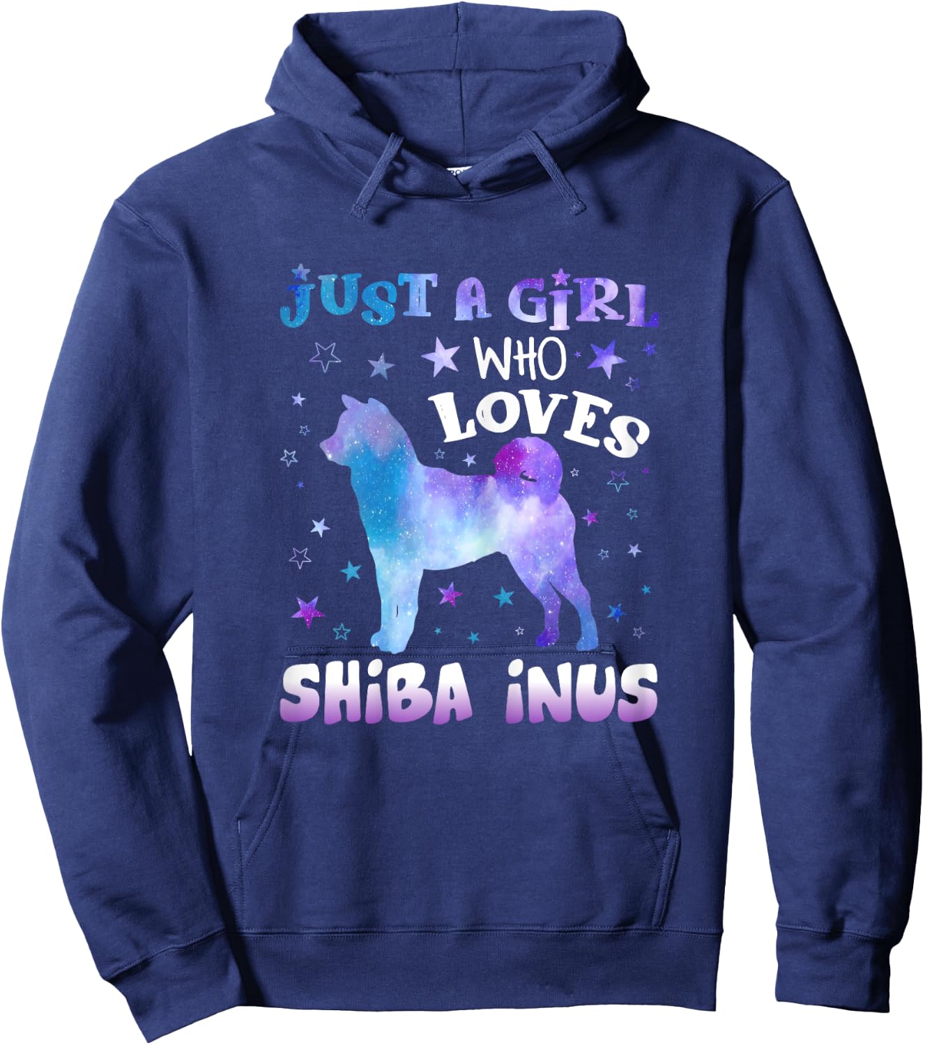 Just A Girl Who Loves Shiba Inus Funny dog lovers gifts Hoodie - Hoodie | Navy