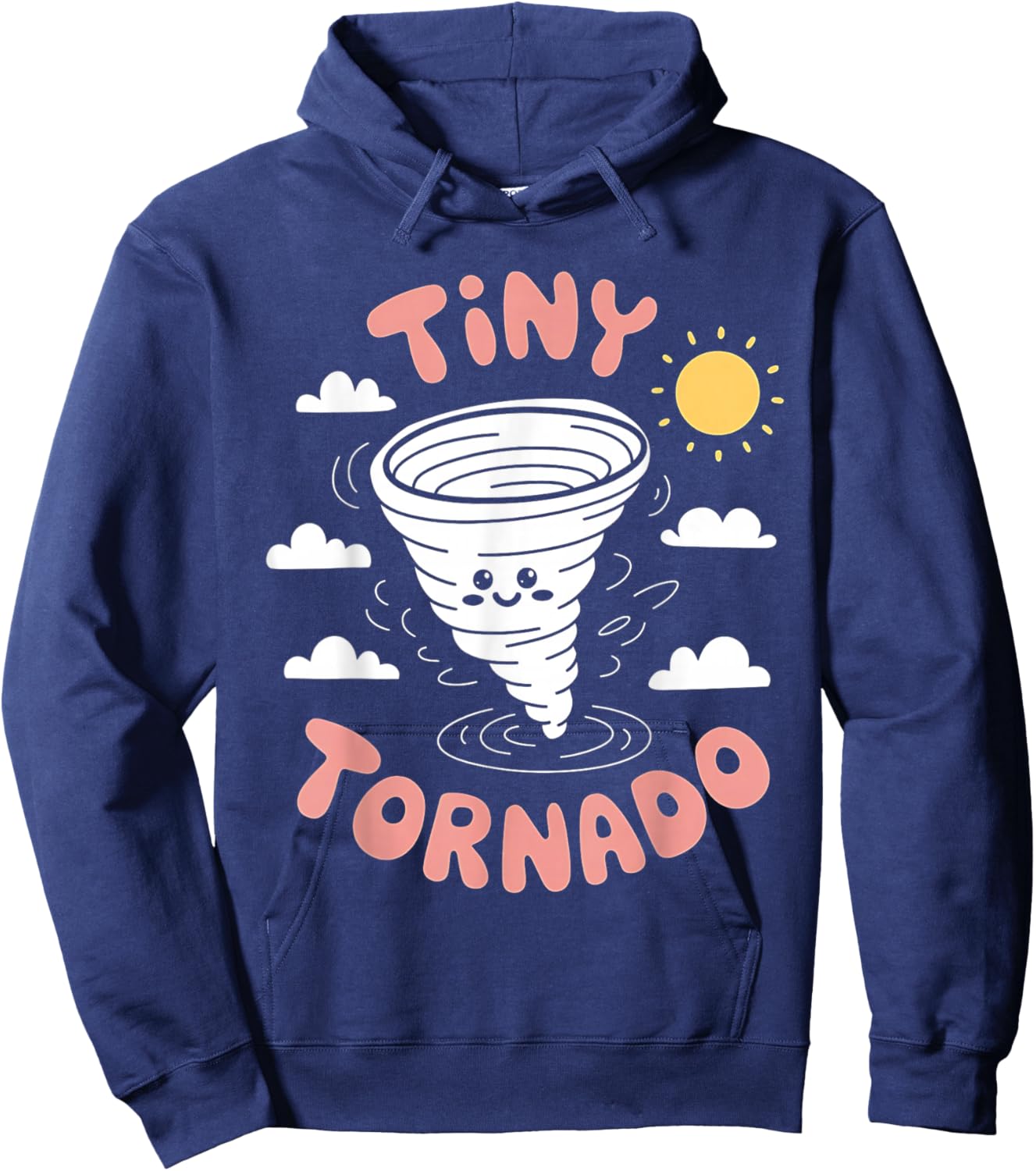 Cute Tiny Tornado for Messy Children And Toddlers Boy Girl Hoodie - Hoodie | Navy