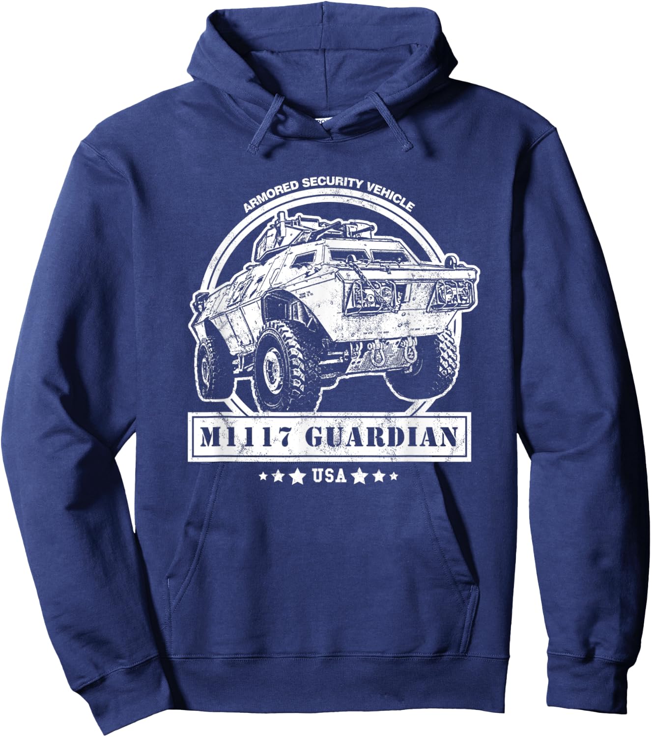 M1117 Guardian Armored Security Vehicle (ASV) Hoodie - Hoodie | Navy