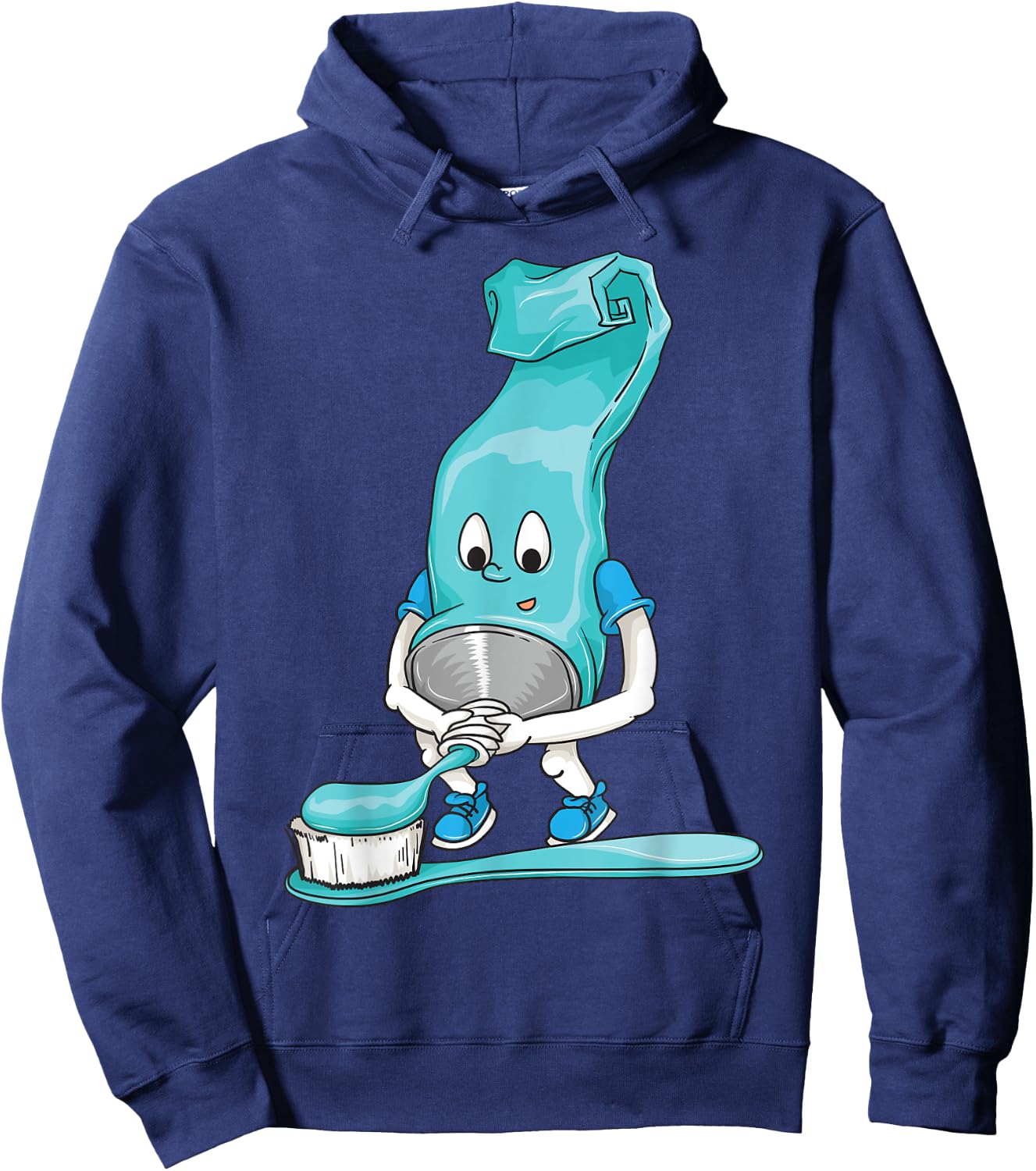 Funny Dirty Toothpaste | Cool Dental Hygienists Funny Gift Hoodie - Hoodie | Navy